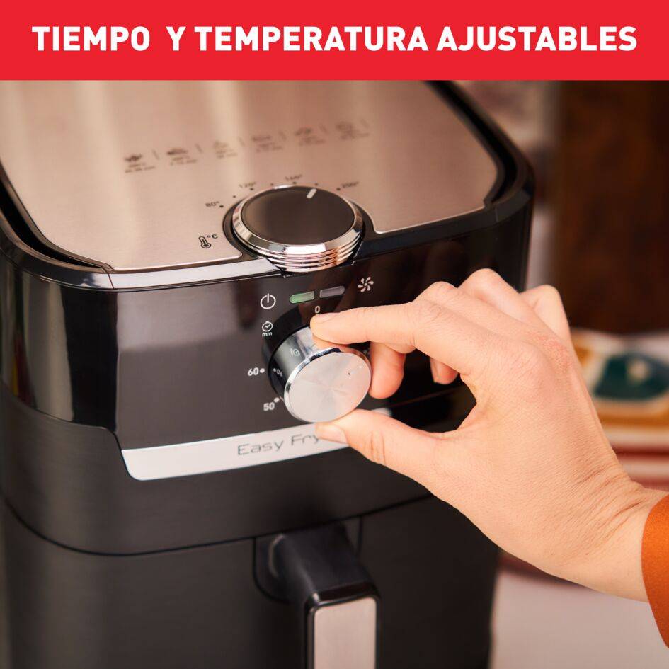 Easy Fry & Grill, Freidora de aire, 4,6 L, Mecánica, Negro