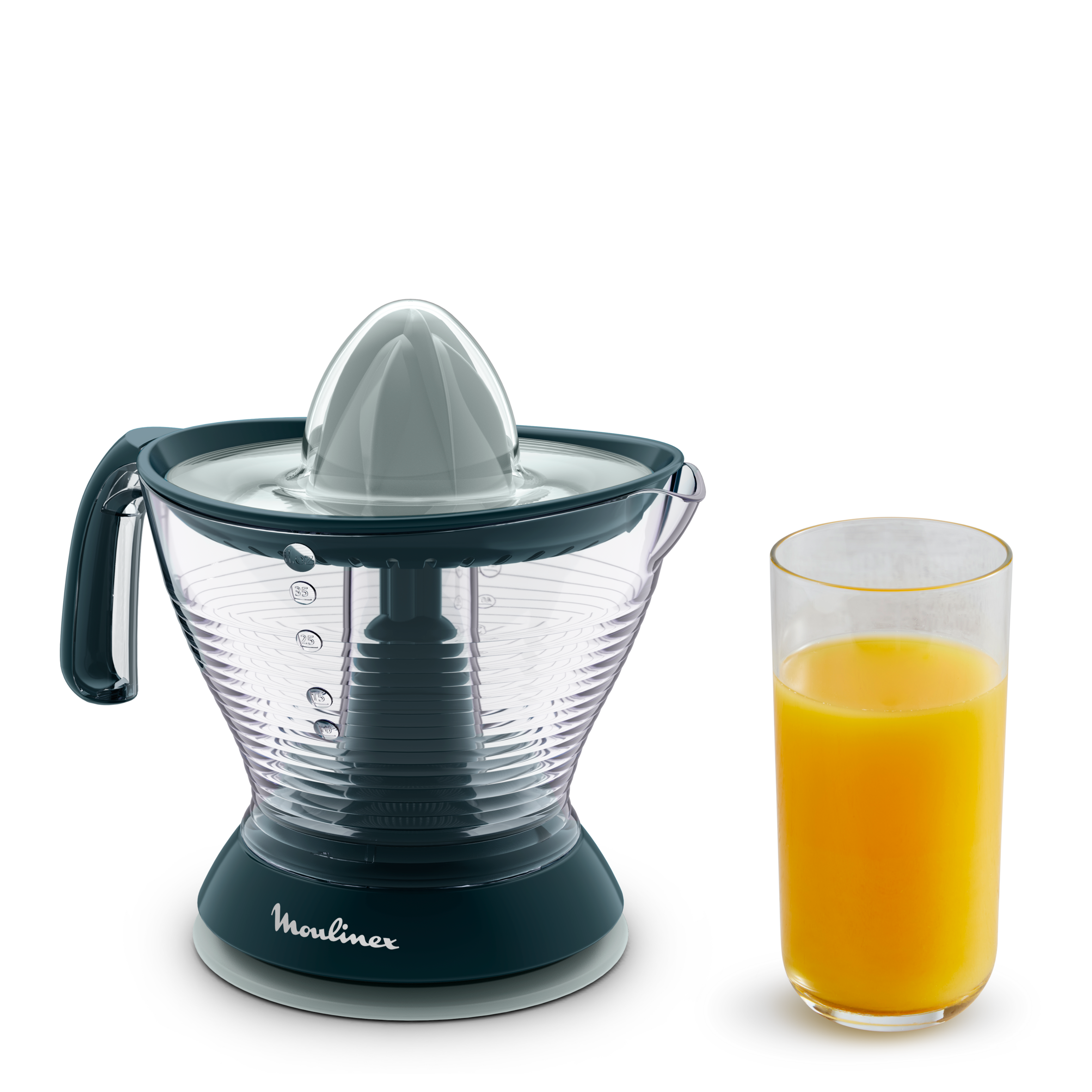 Vitapress, Exprimidor de cítricos, Gran capacidad, 1L, Dos filtros, Tapa protectora