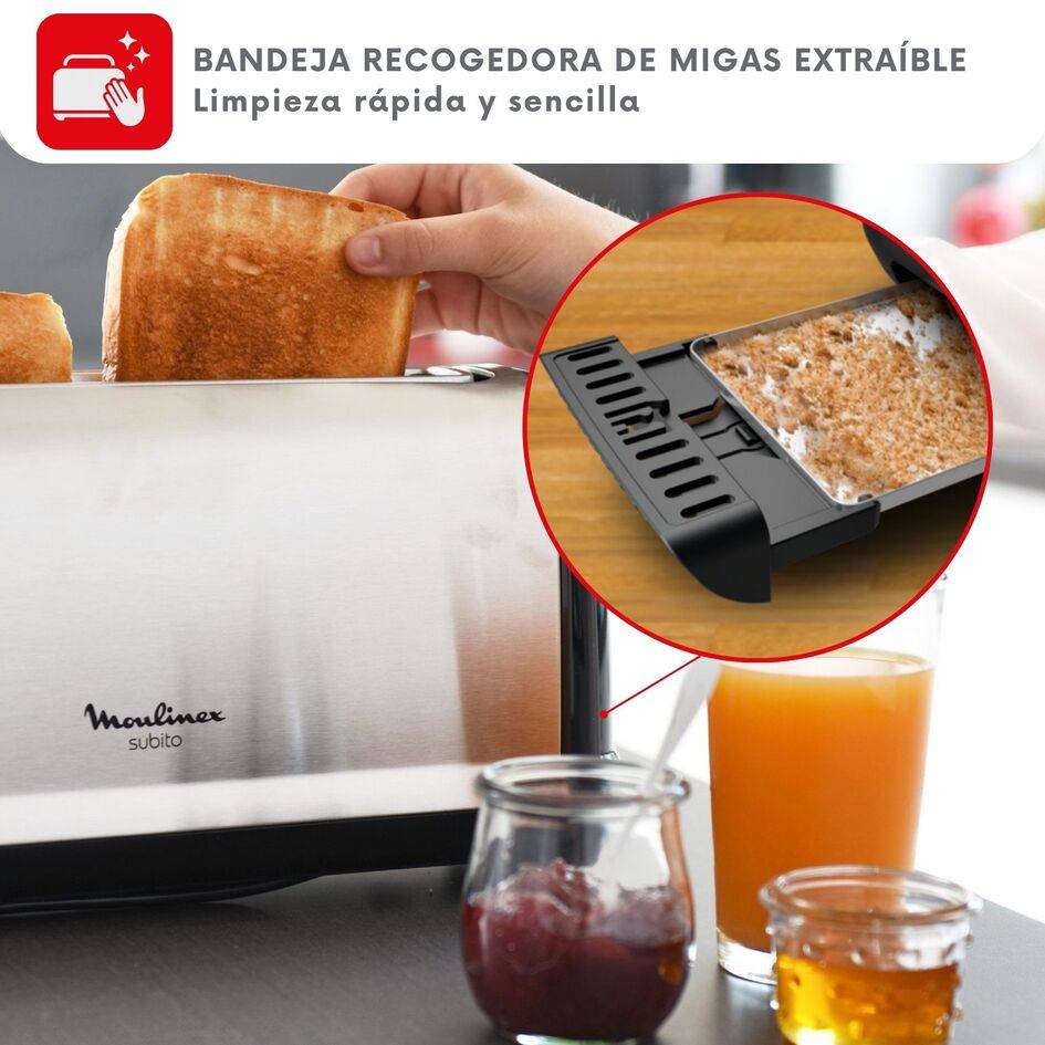 SUBITO 1 RANURA LARGA INOX