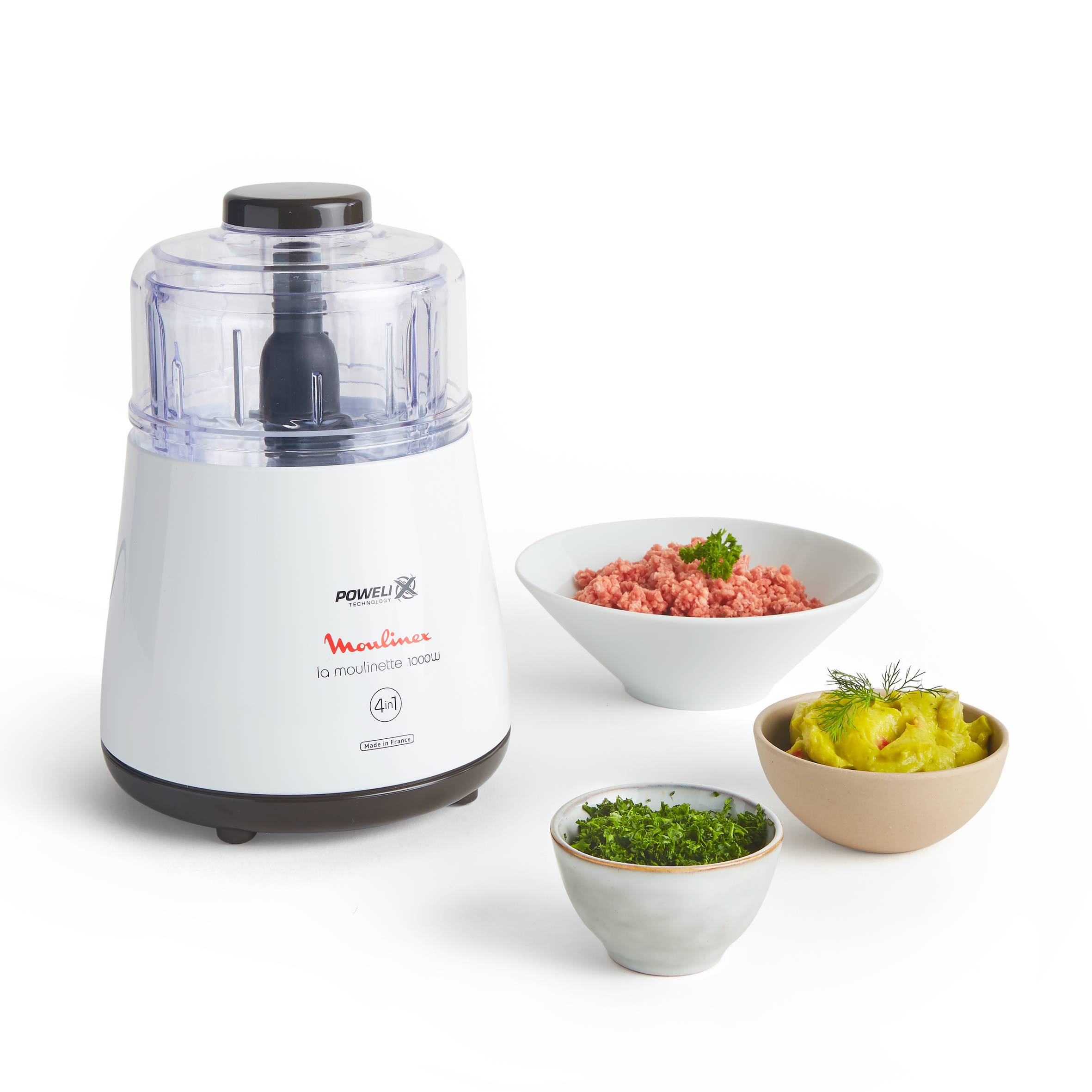 La Moulinette, Picadora, 4 en 1, 1000 W, 500 ml