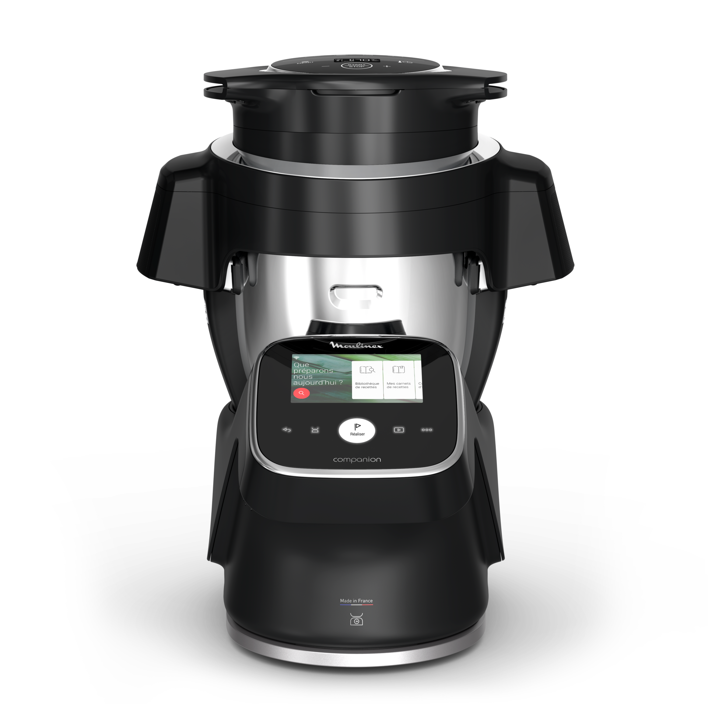 i-Companion Touch Pro con extensión Air fryer, Capacidad 3L, 17 programas + 4 adicionales, Accesorios adicionales y aptos para lavavajillas, Negro