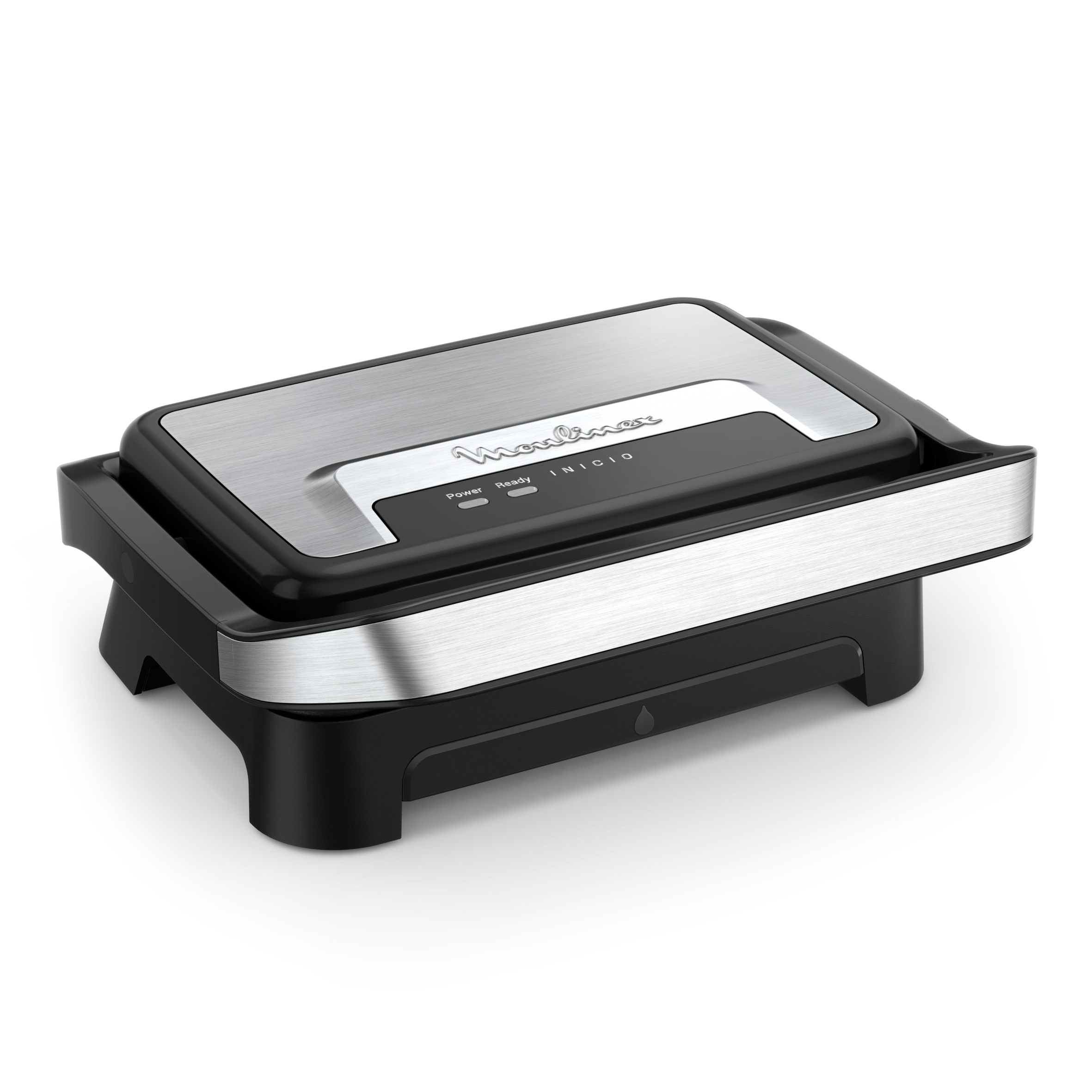 Inicio Compact, Plancha De Paninis & Grill, 1000 W, Placas Antiadherentes, Inox