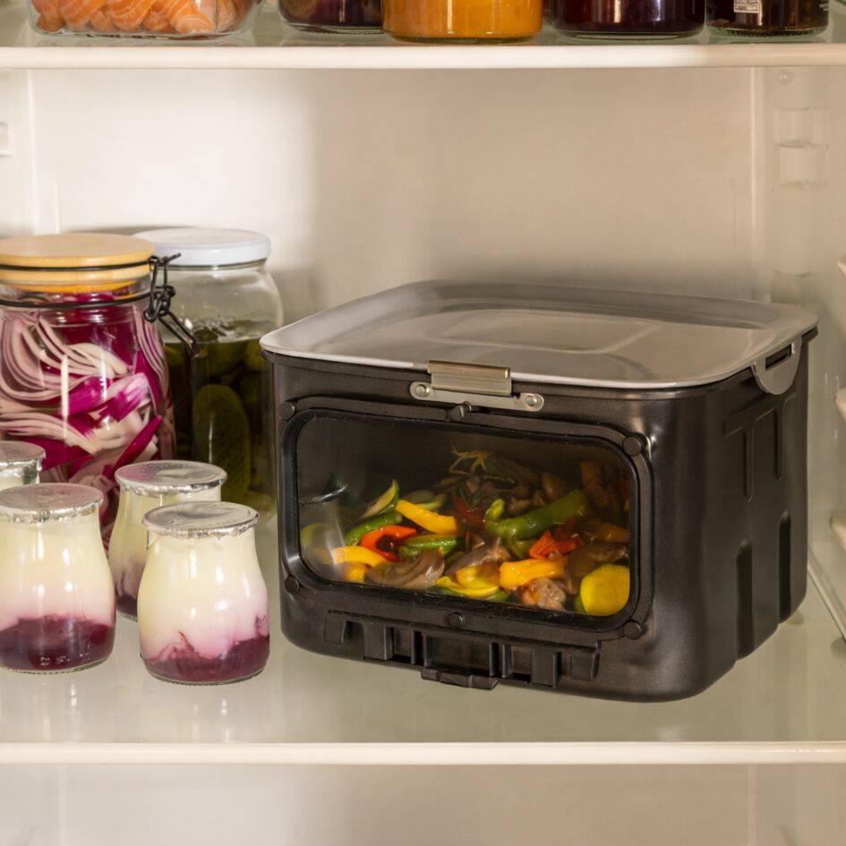 Set de almacenamiento Easy Fry Silence 7L Vision, cajón adicional, rejilla y tapa