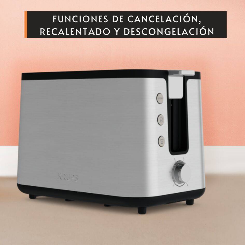 Control Line, Tostador, 2 ranuras, 850 W, 6 niveles de tostado