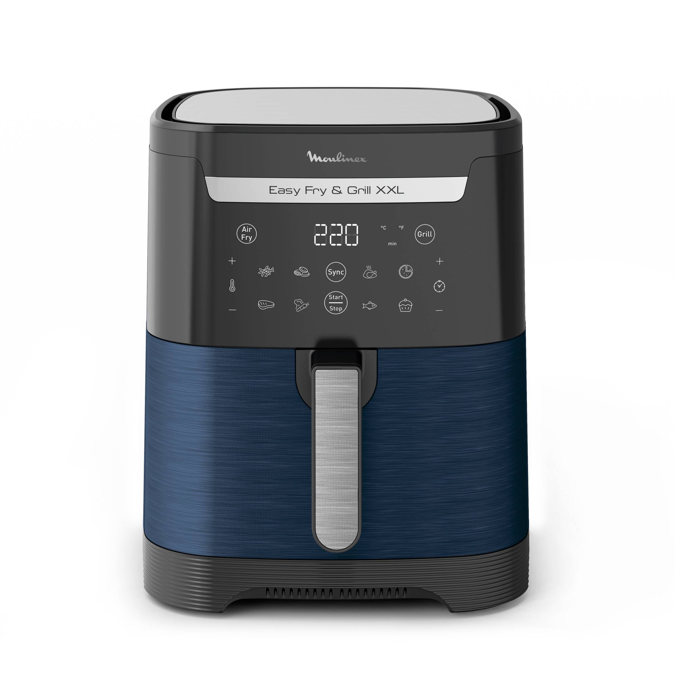 Easy Fry & Grill XXL, Freidora de aire, Azul oscuro