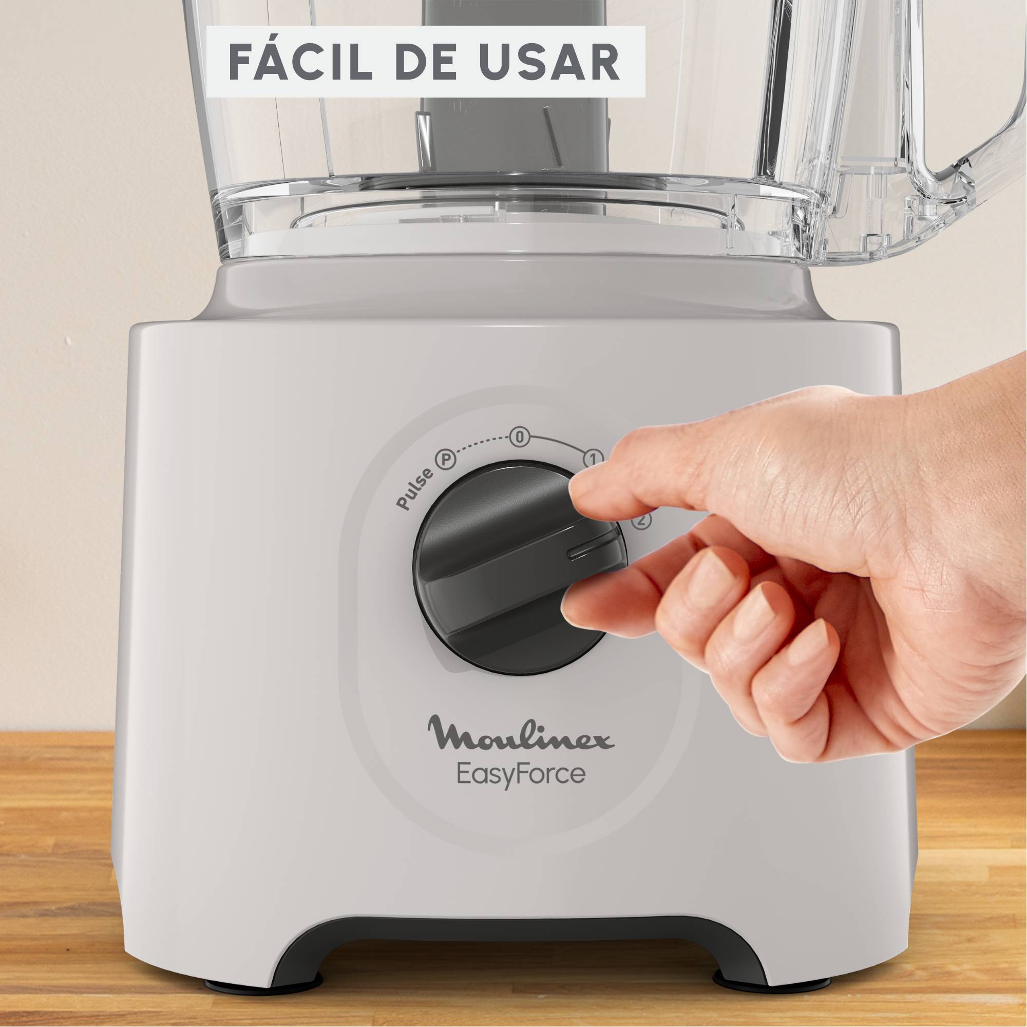 Easy Force, Procesador de Alimentos, 4 Accesorios, 15 Funciones
