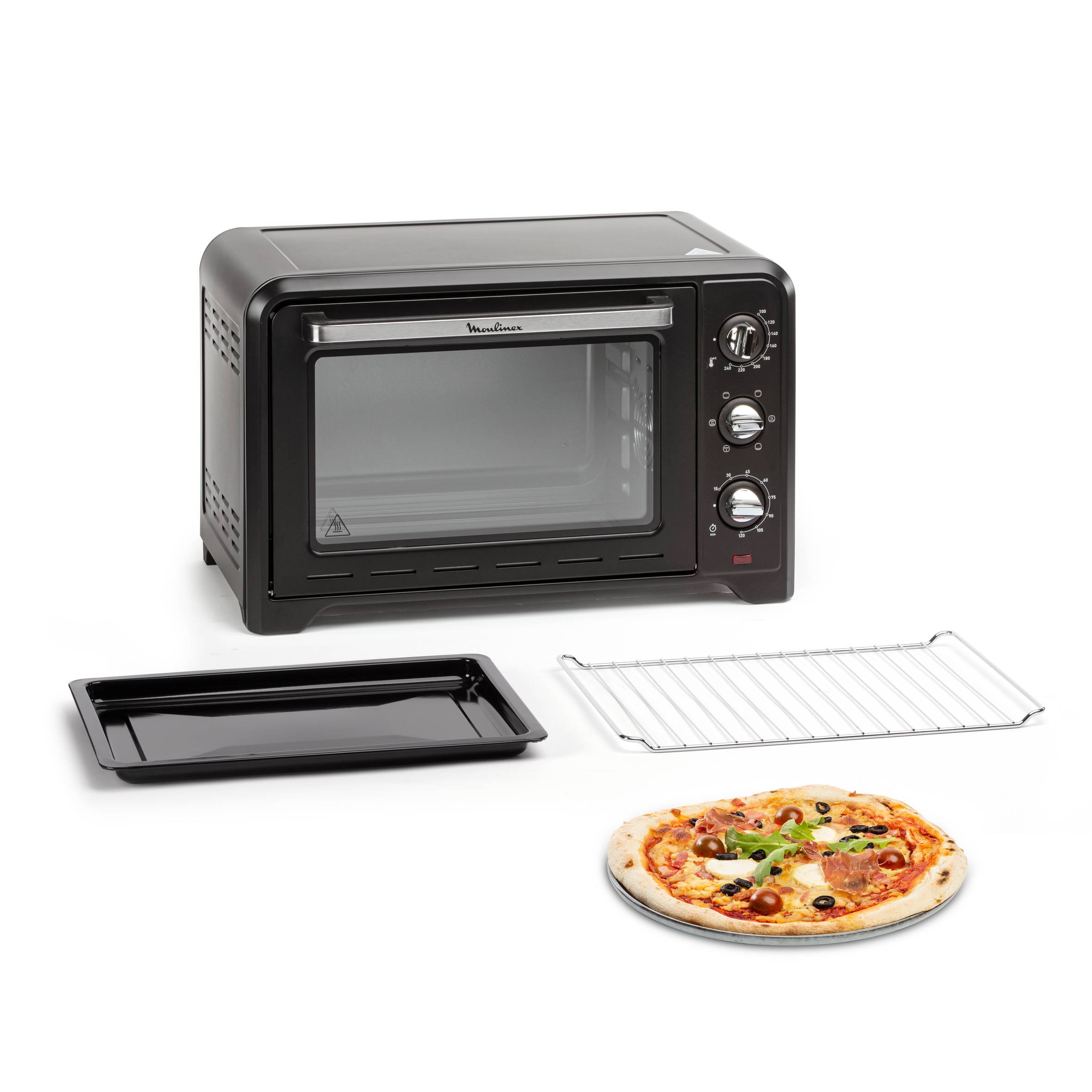 Optimo, Horno de sobremesa, 33 L, 7 modos de cocción, Accesorios