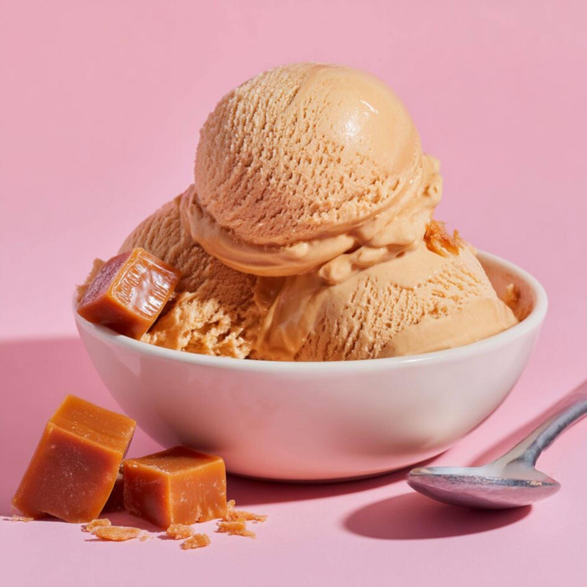 Helado de caramelo con mantequilla salada - Receta Dolci | Moulinex