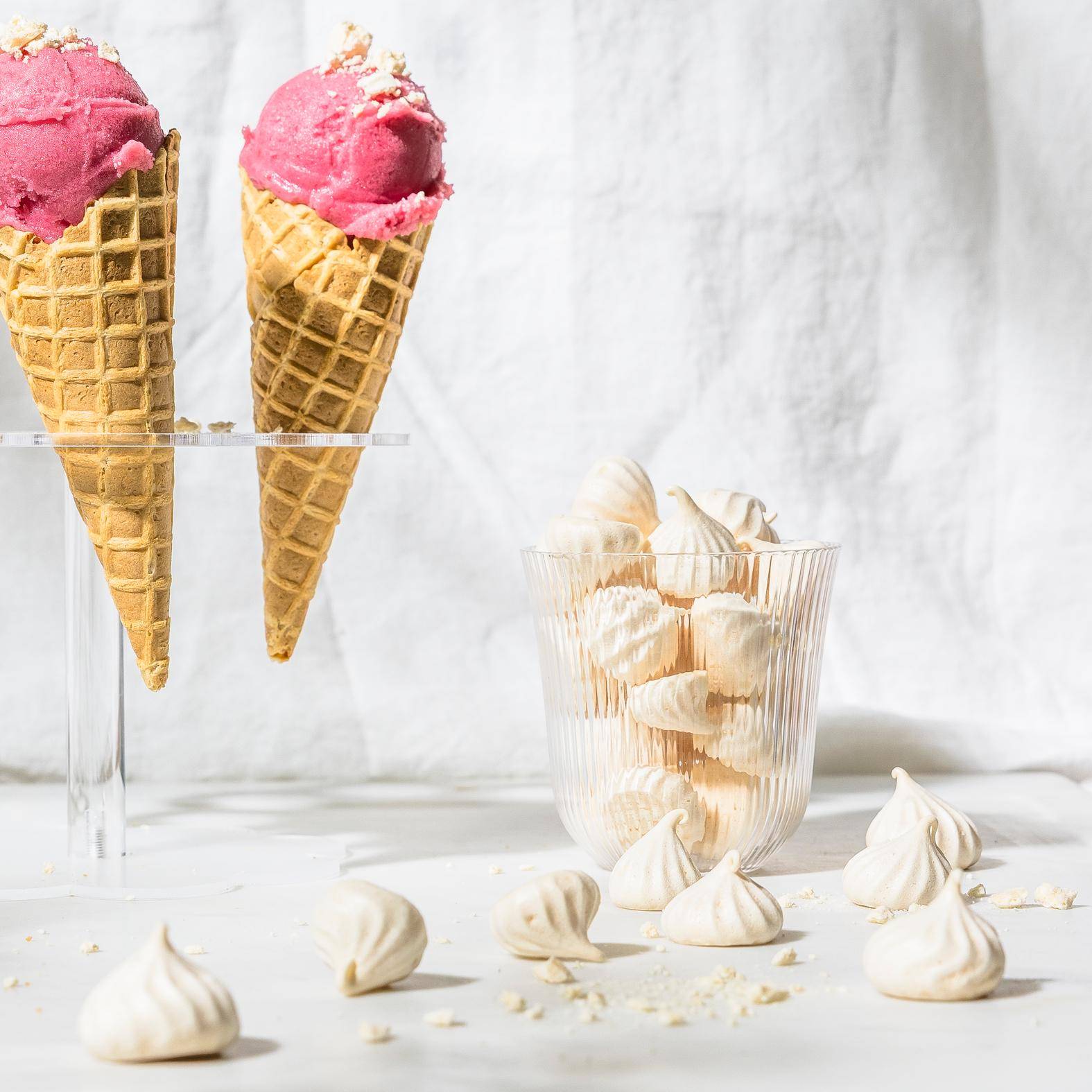 Mini merengues (cobertura de helado) - Receta Easy Fry Max | Moulinex