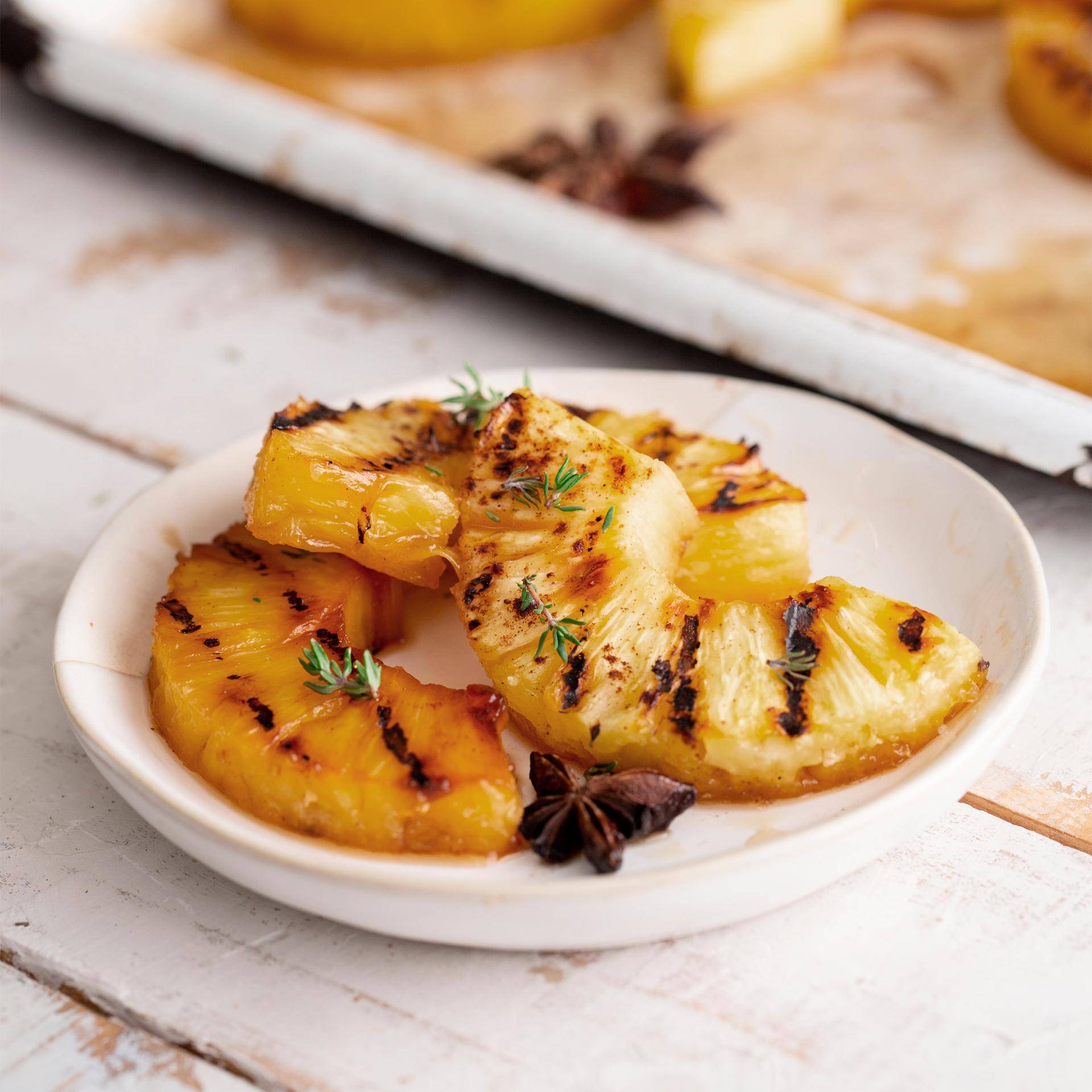 Piña con canela - Receta Dual EasyFry&Grill | Moulinex