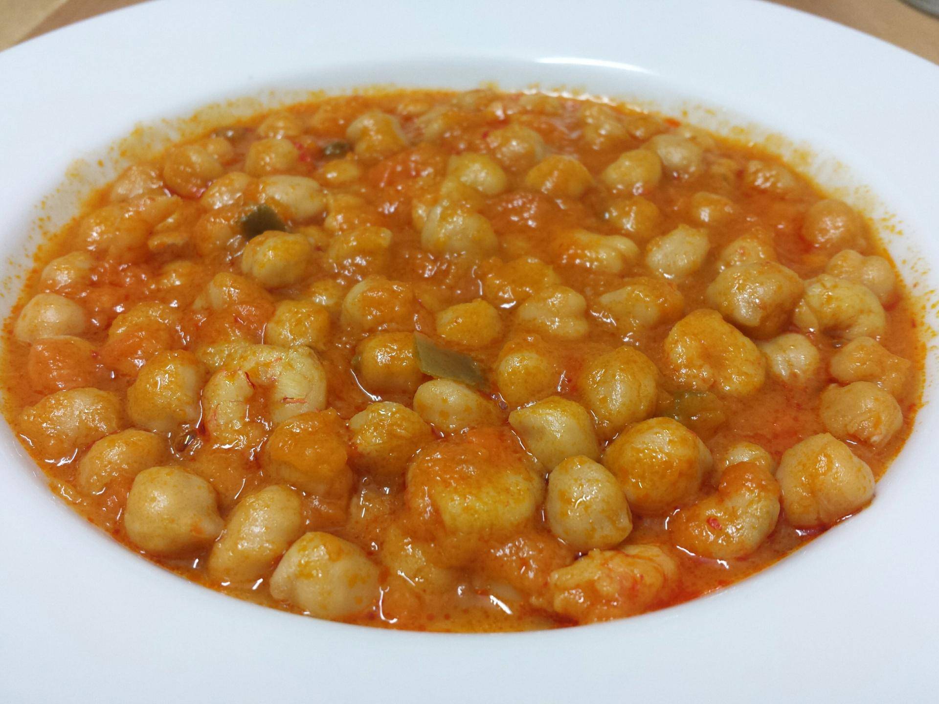 Garbanzos con gambas - Receta Companion Connect XL | Moulinex