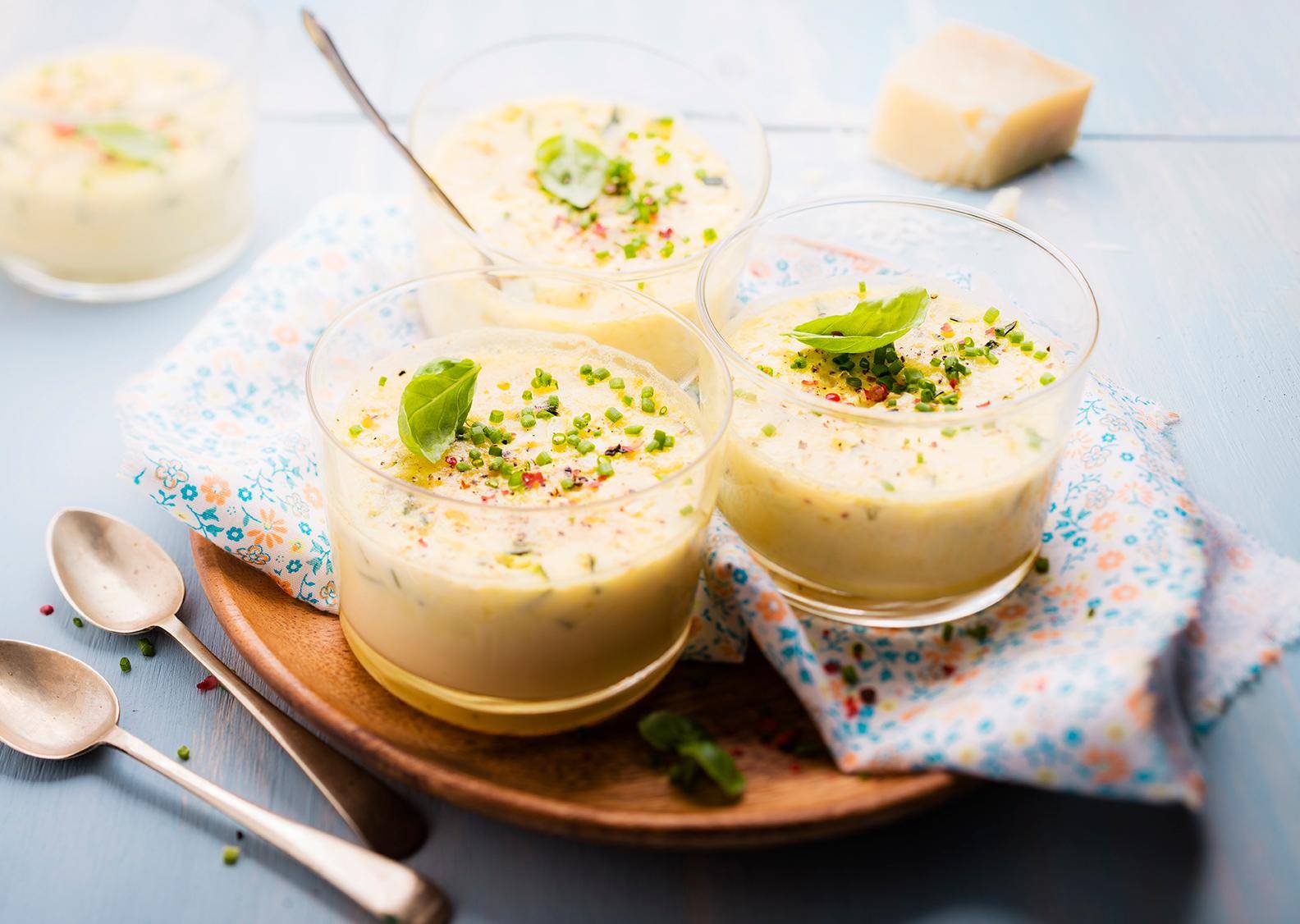 Flan de calabacín y parmesano - Receta Cookeo | Moulinex