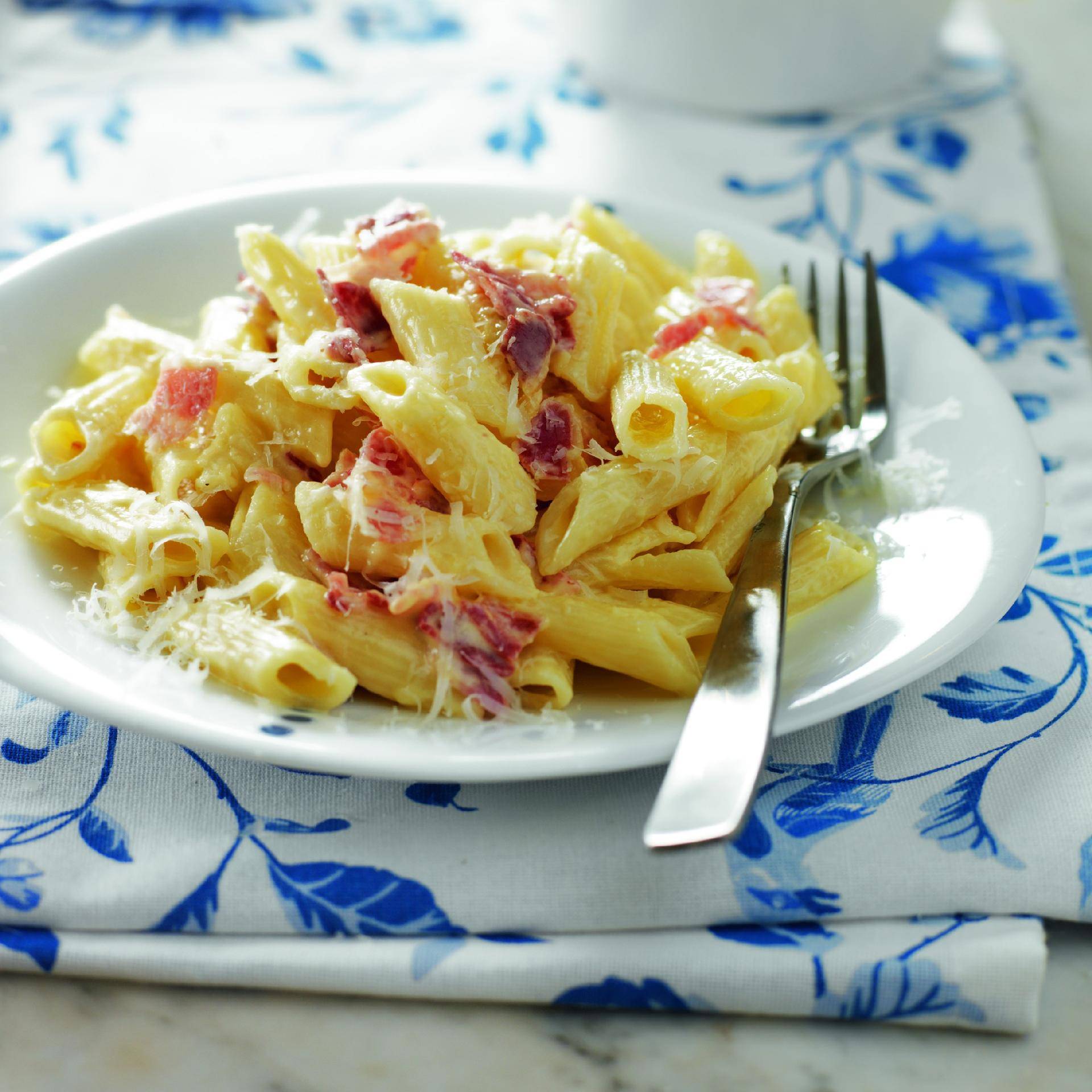 Pasta carbonara - Receta Click&Cook | Moulinex