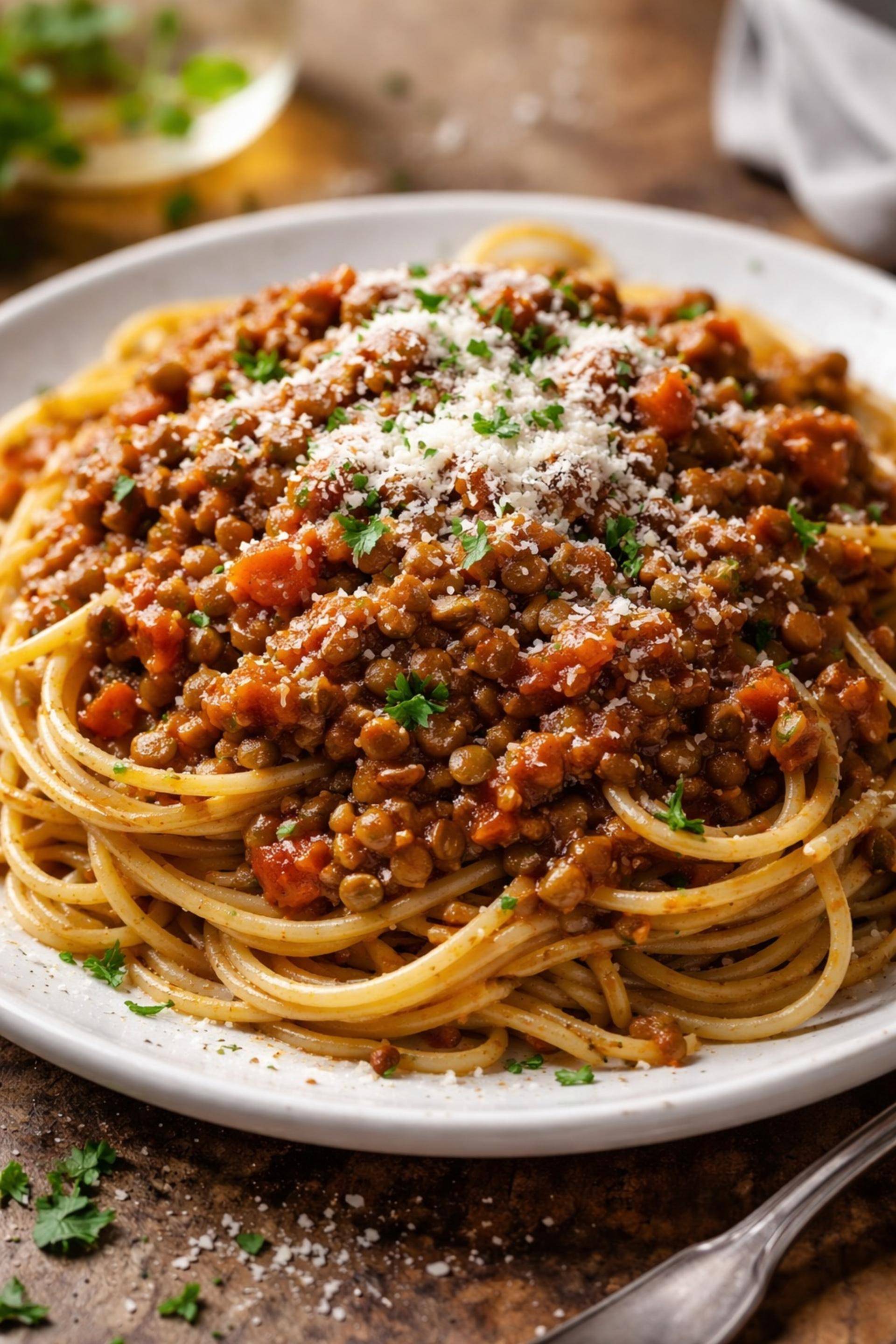 Pasta con boloñesa vegetariana - Receta Companion Connect XL | Moulinex