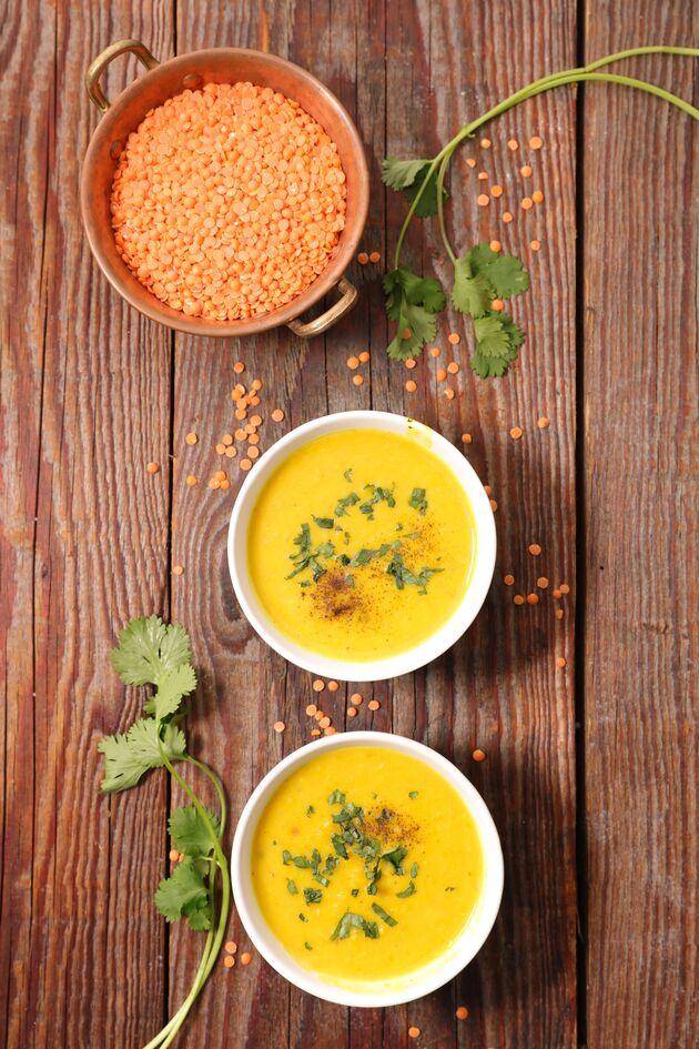 Crema de lentejas con zanahoria y comino - Receta Perfectmix Cook | Moulinex