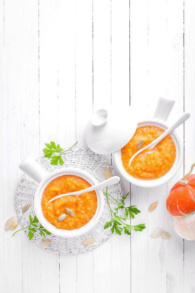 Crema de calabaza con especias de paella - Receta Perfectmix Cook | Moulinex