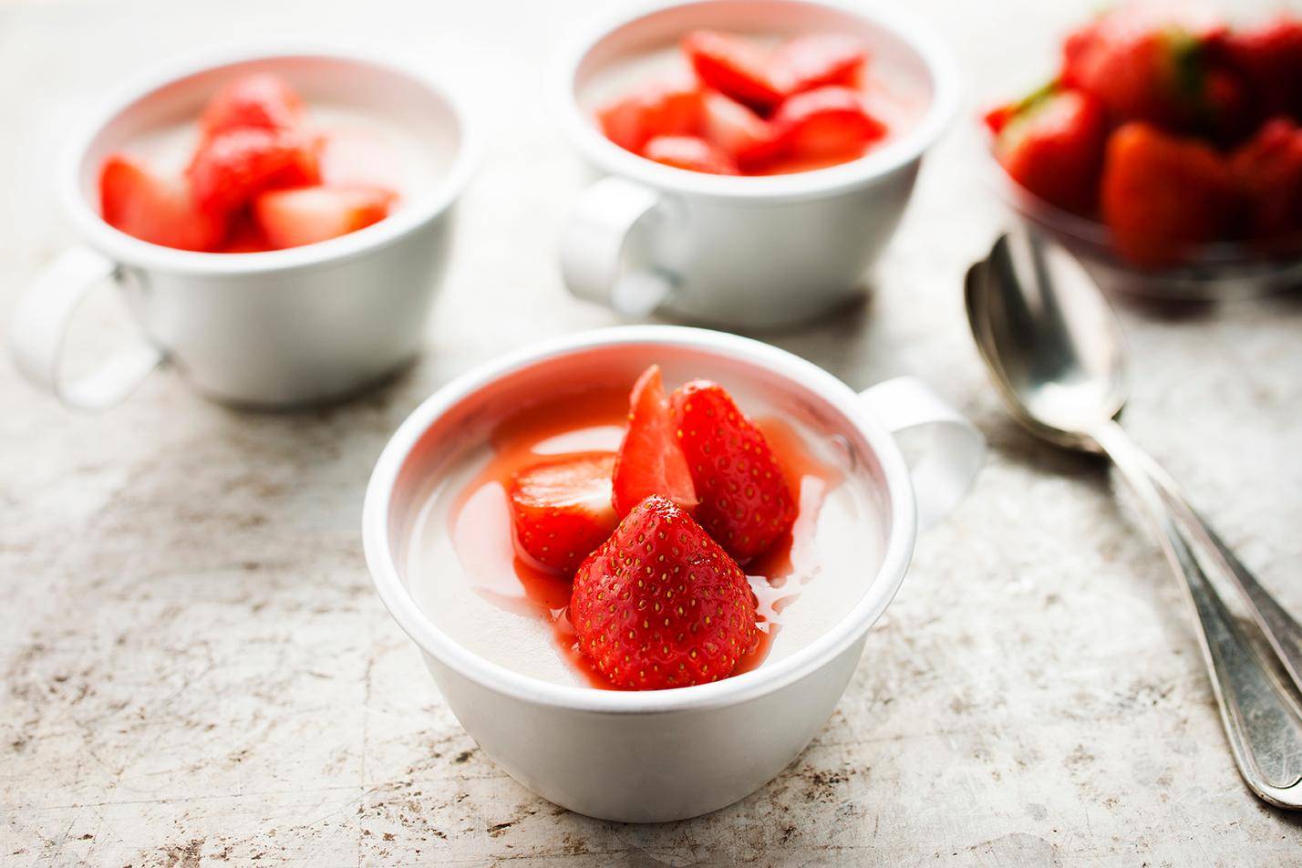 Panacota de fresas - Receta Cookeo | Moulinex