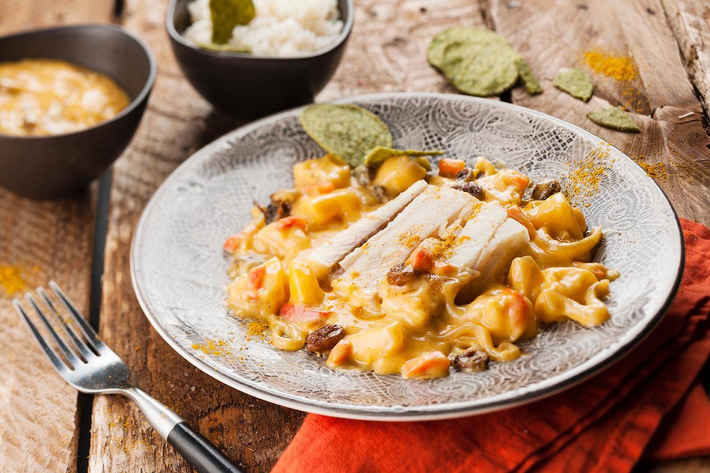 Merluza en salsa de curry - Receta Cookeo | Moulinex