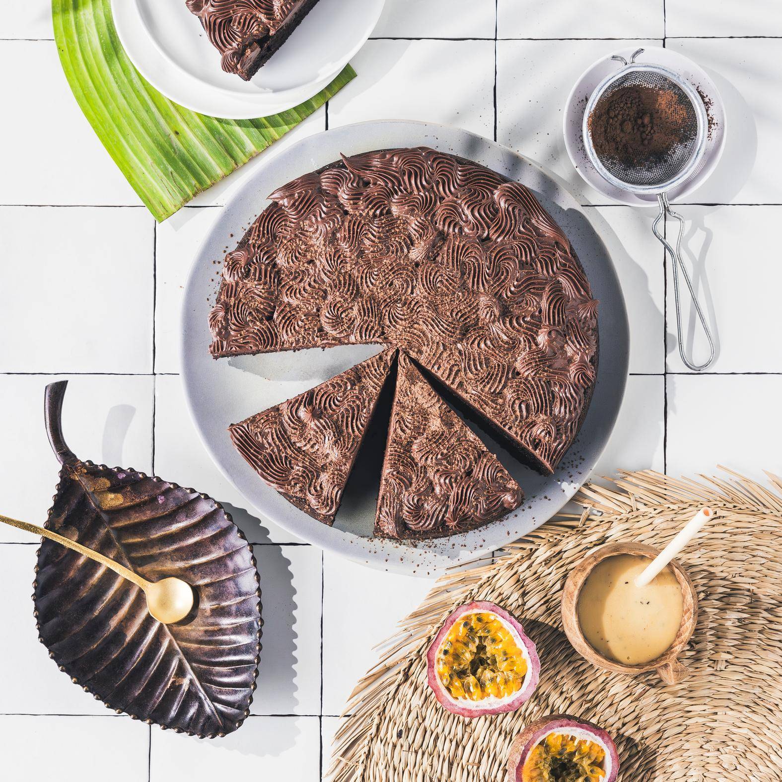 Pastel de chocolate con ganache - Receta Perfectmix + | Moulinex