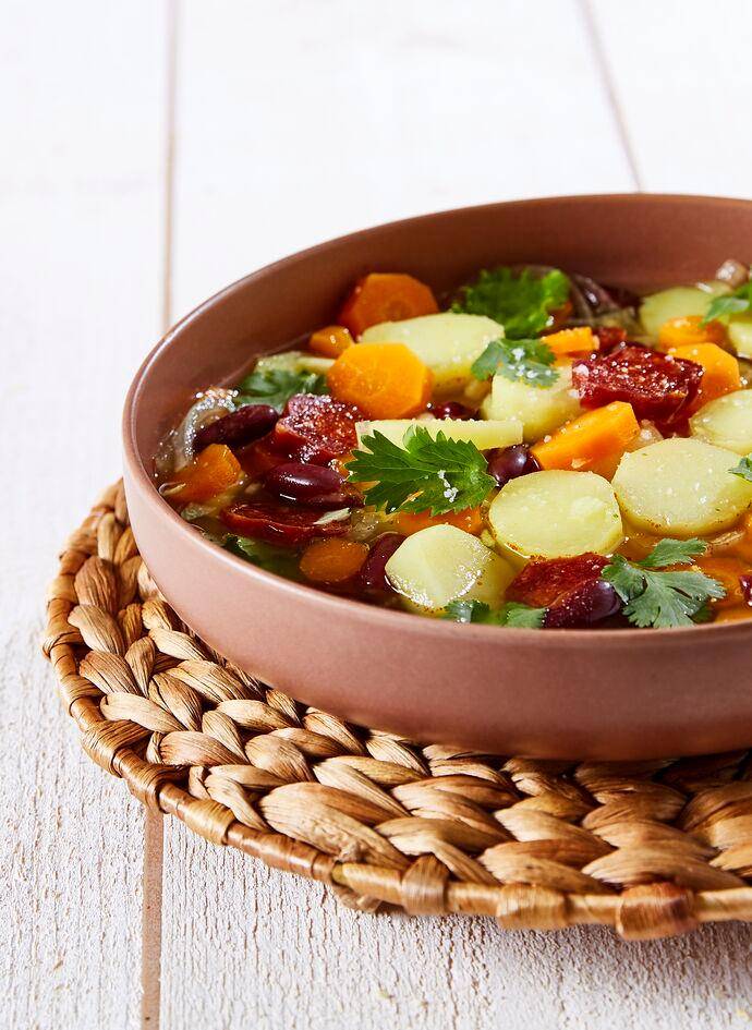 Sopa de piedra portuguesa - Receta Perfectmix Cook | Moulinex