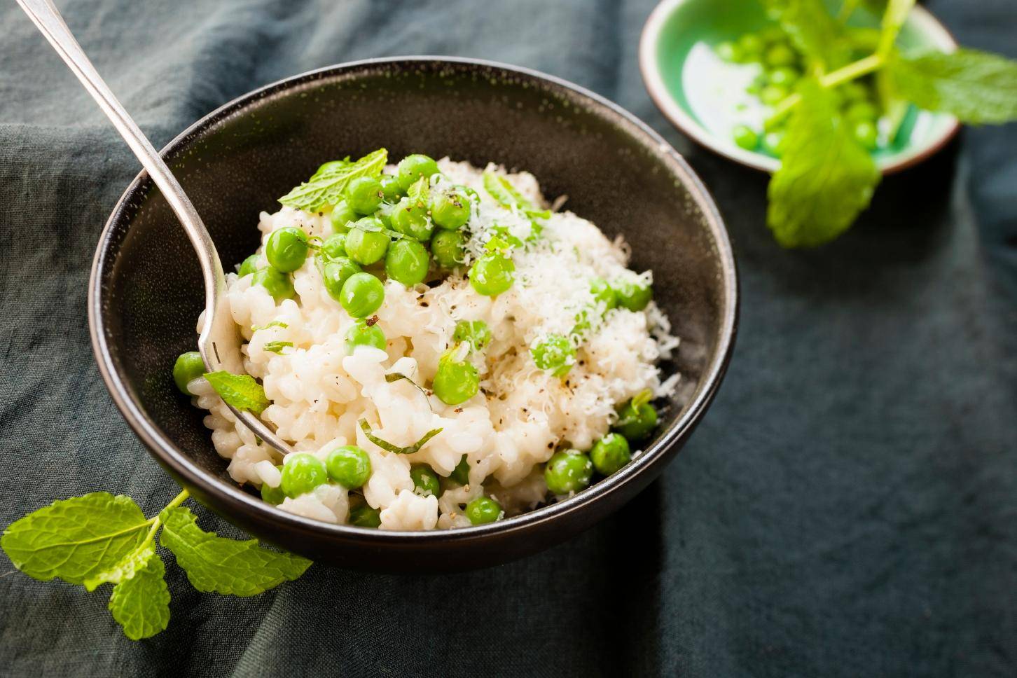 Risotto de guisantes y menta - Receta Cookeo | Moulinex