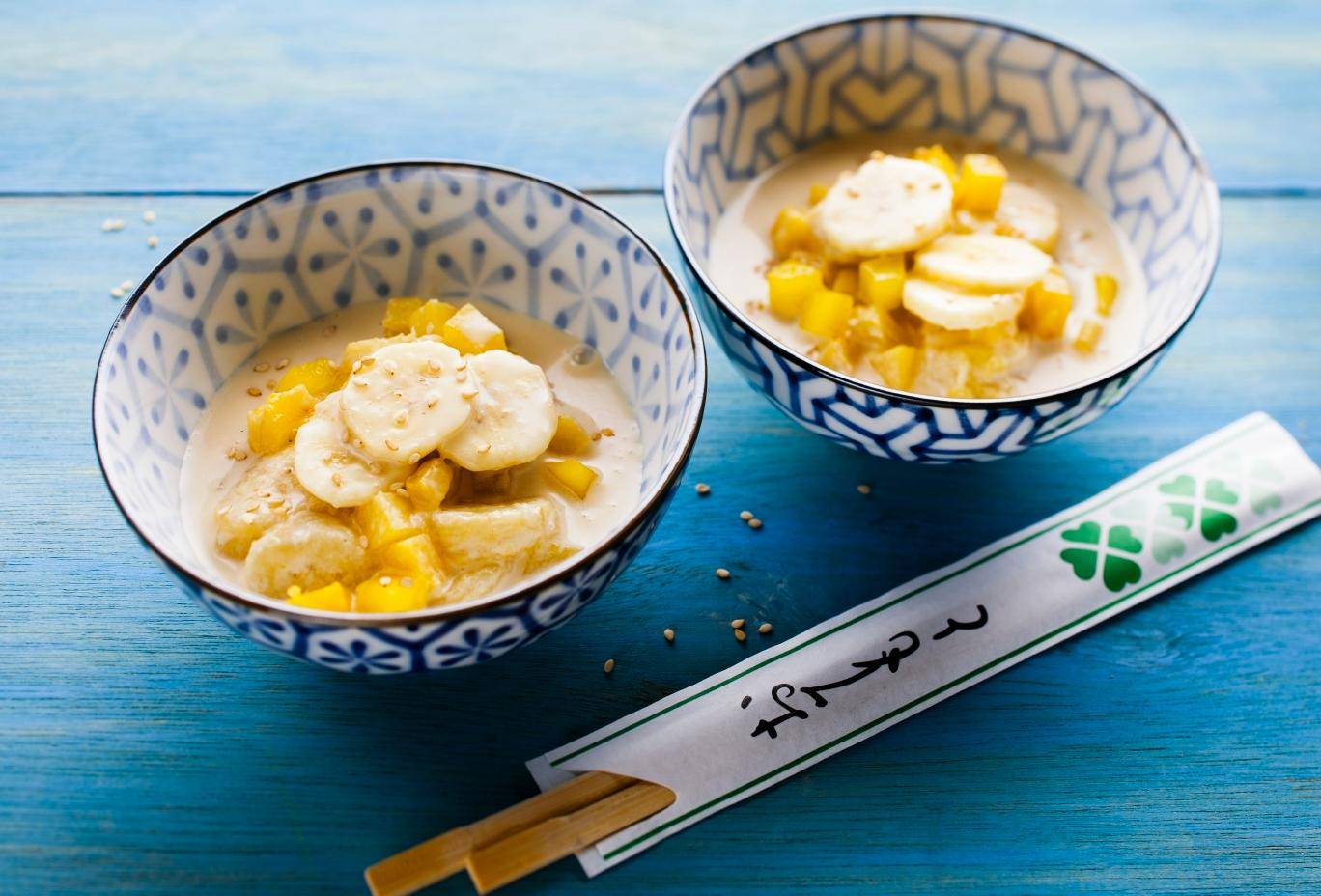 Frutas con leche de coco - Receta Cookeo | Moulinex