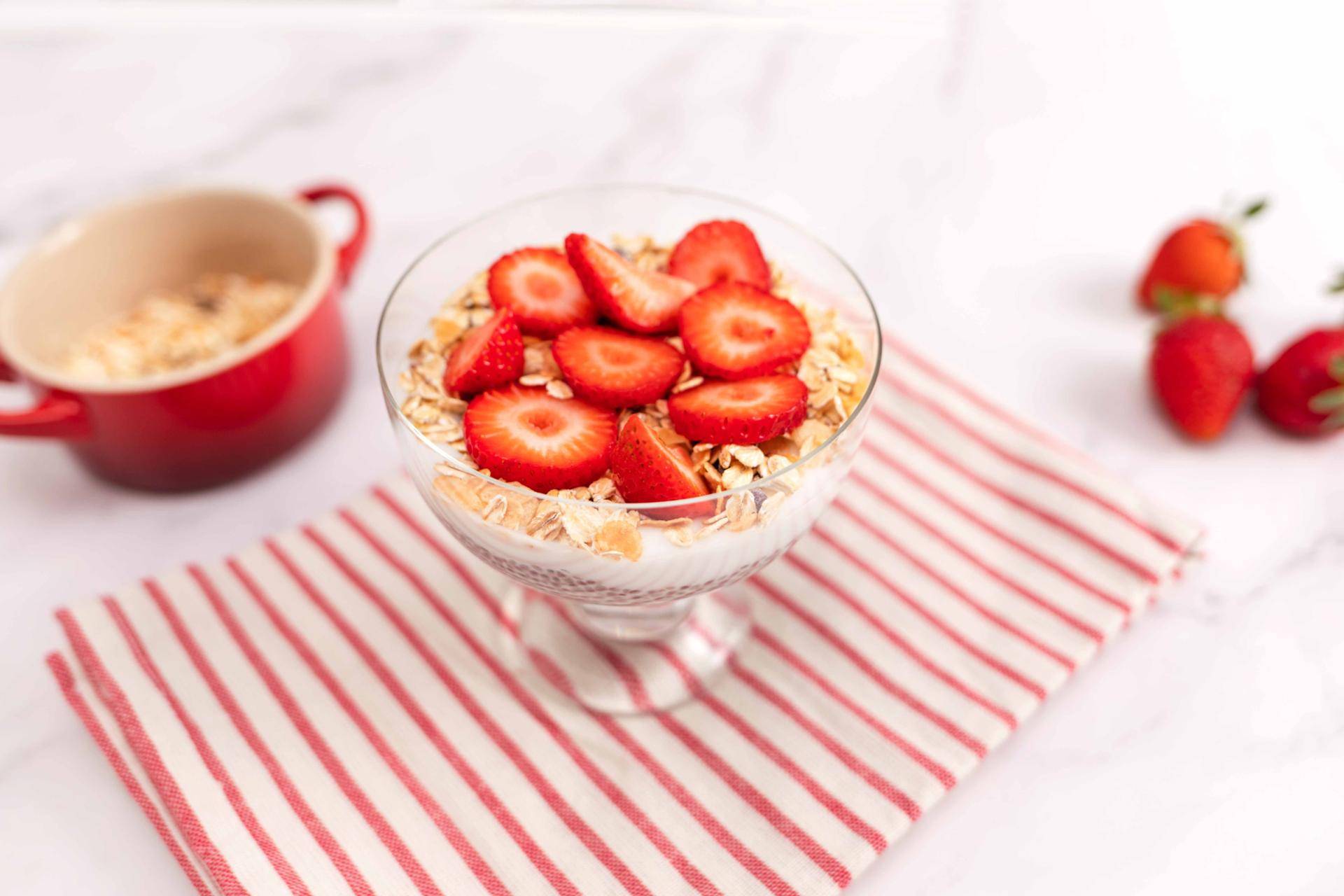 Crema de chía, vainilla y fresas - Receta Companion | Moulinex