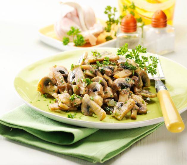 Champiñones con ajo y perejil - Receta Companion Connect XL | Moulinex