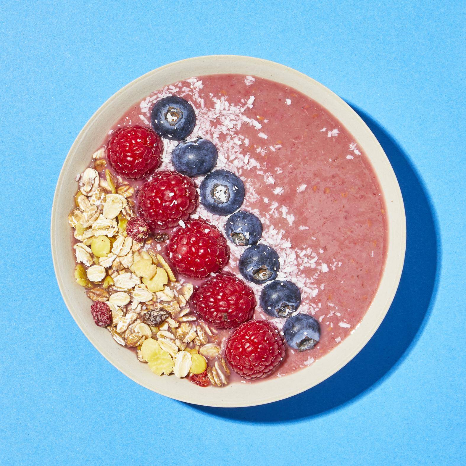 Bol de batido de frambuesa - Receta Blend up | Moulinex