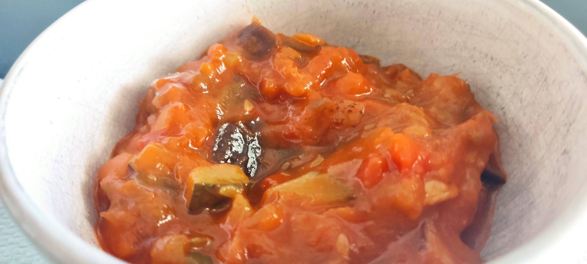 Pisto de berenjena - Receta Companion Connect XL | Moulinex