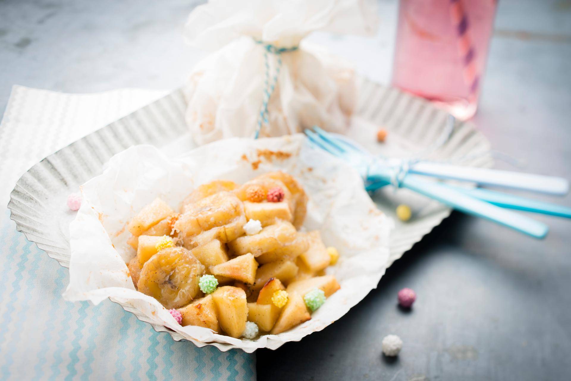 Compota de manzana,plátano y vainilla - Receta Cookeo | Moulinex