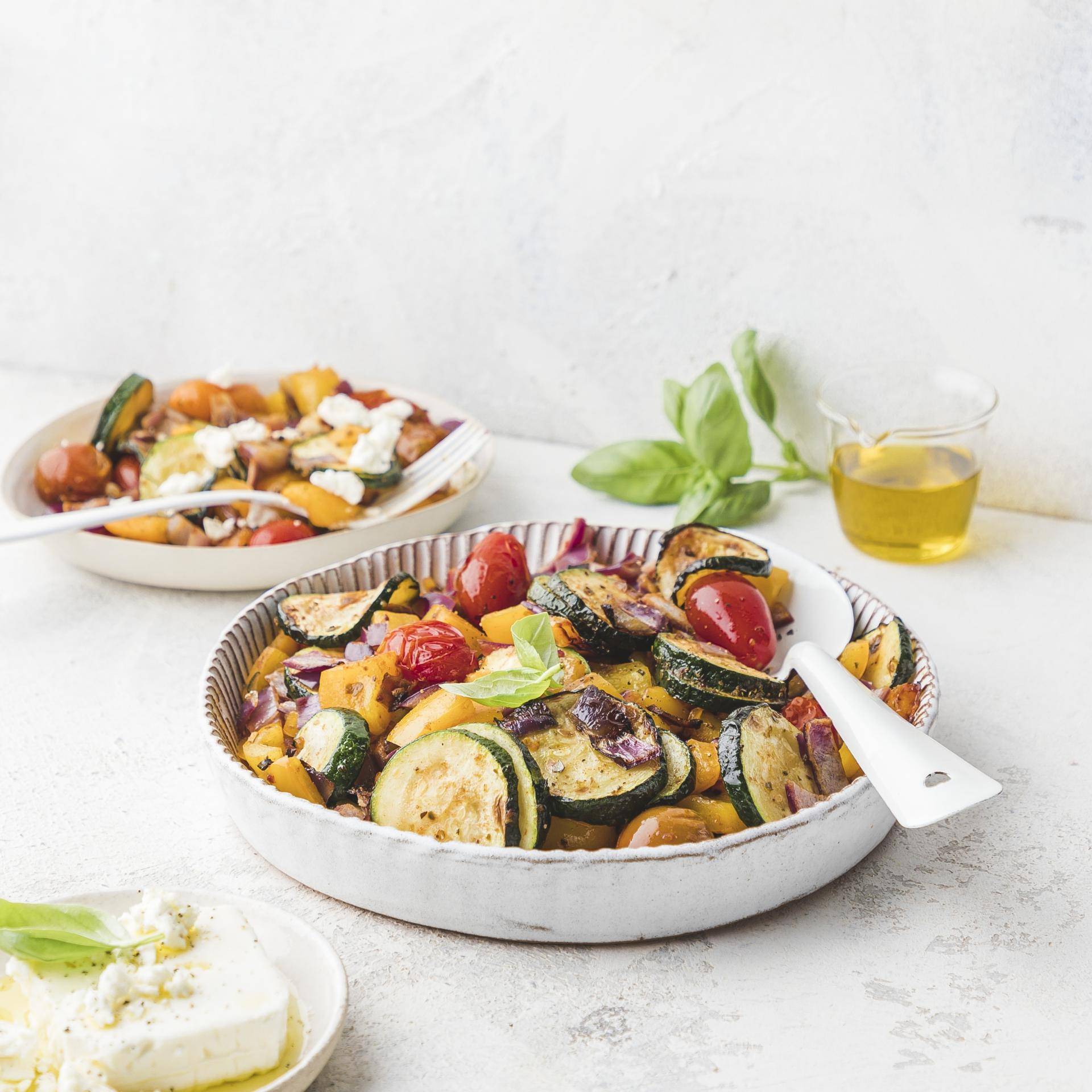 Verduras mediterráneas - Receta Crisp&Go 3P | Moulinex