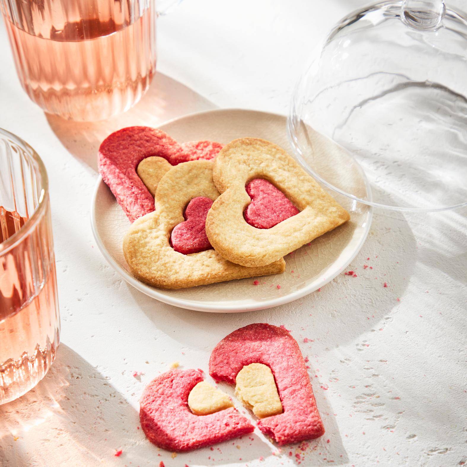 Galletas de mantequilla con forma de corazón - Receta Easy Fry Max | Moulinex