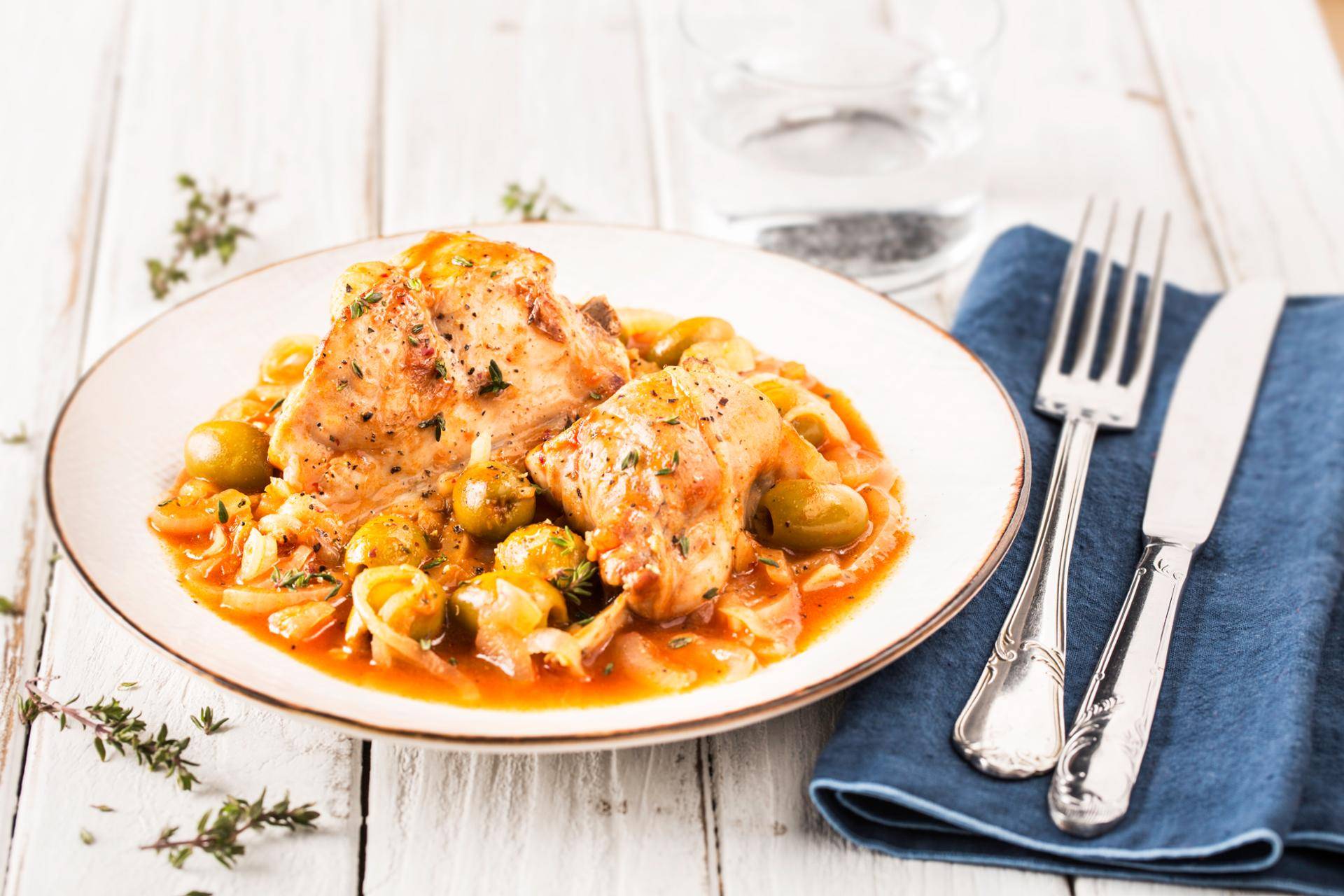 Conejo con aceitunas - Receta Cookeo | Moulinex