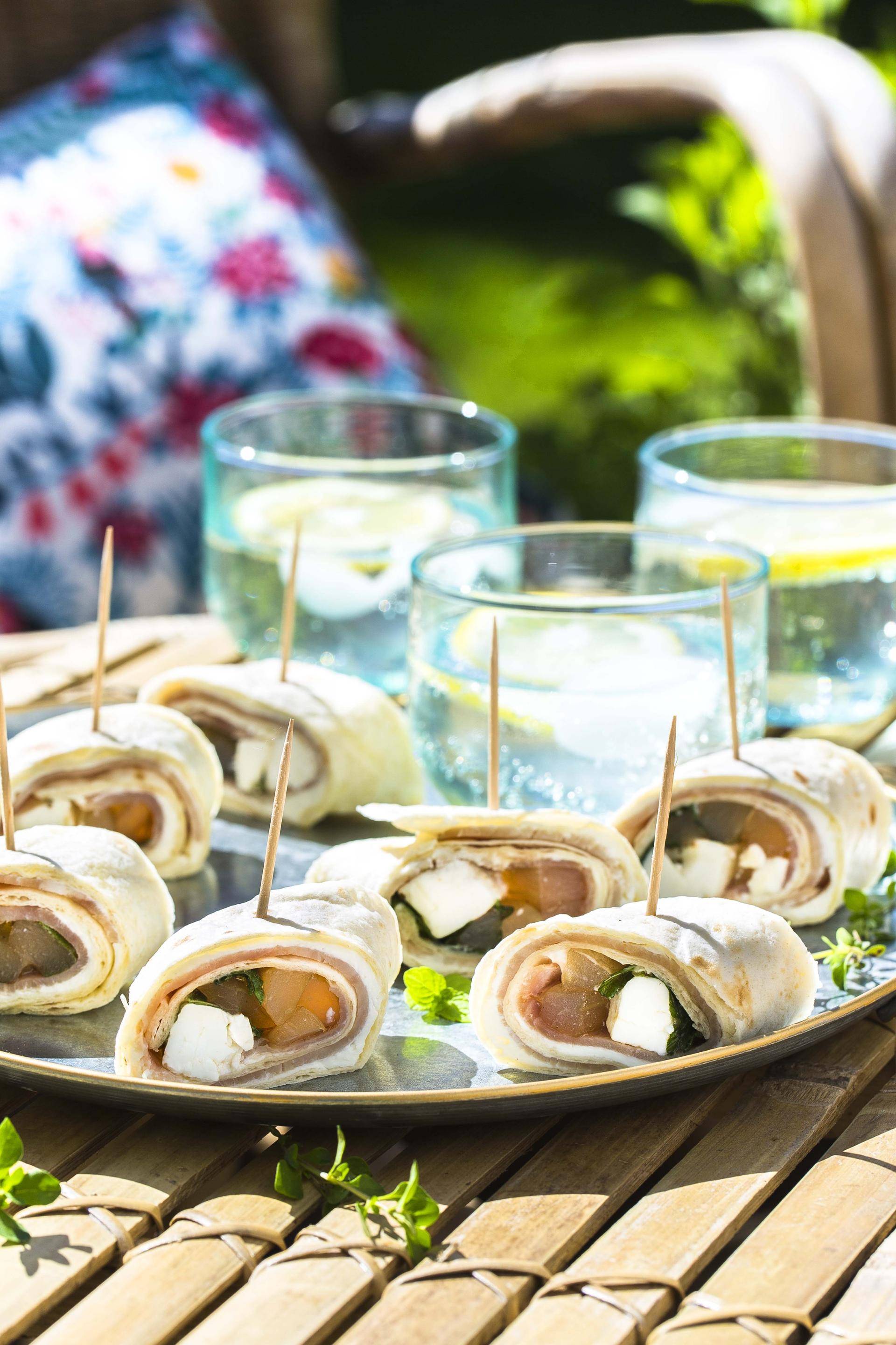 Rollitos de pepino y queso feta - Receta Cookeo | Moulinex