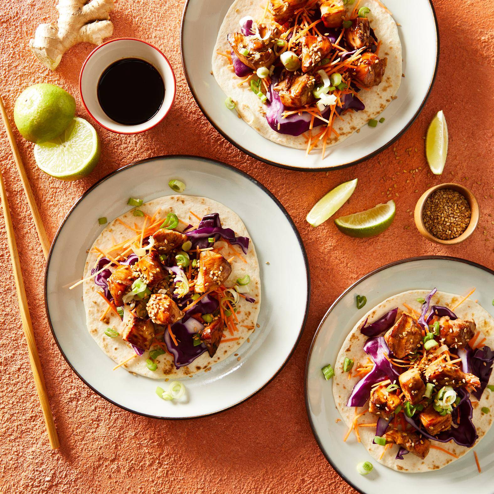 Tacos de pollo Teriyaki - Receta EASY FRY & GRILL 2 in 1 DIGITAL | Moulinex