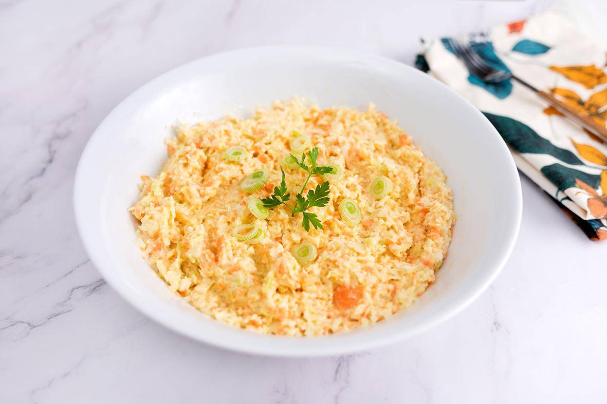 Coleslaw de repollo, zanahoria y manzana - Receta Click&Cook | Moulinex