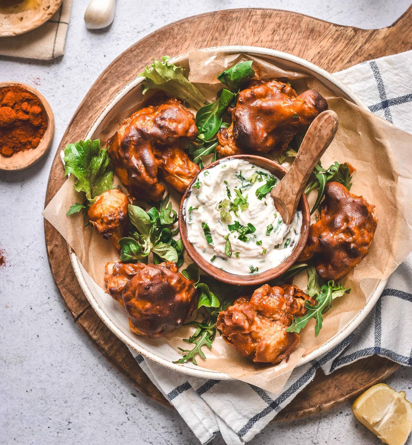 Alitas de coliflor - Receta EASY FRY & GRILL 2 in 1 MECHANICAL | Moulinex