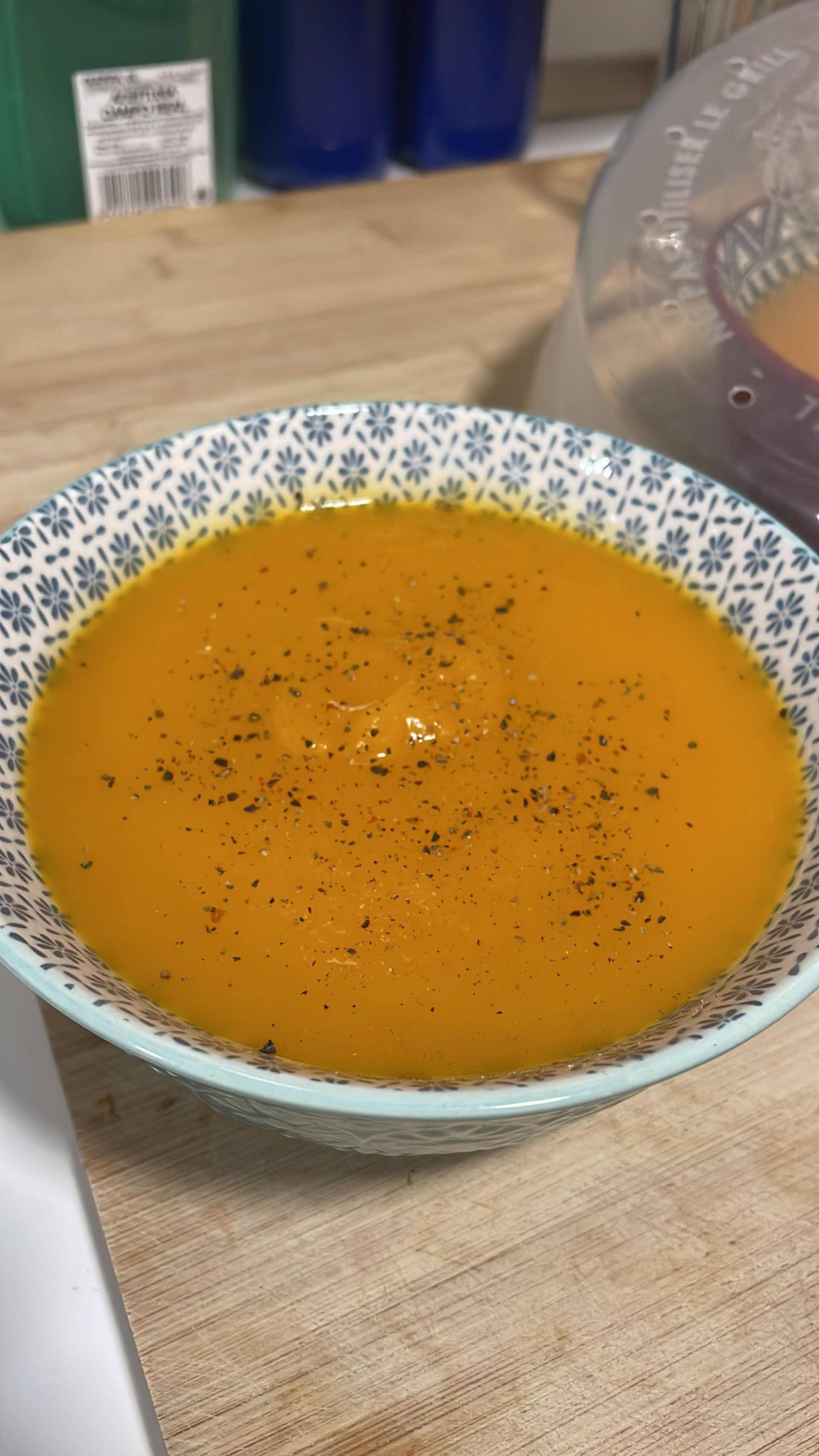 Crema Calabaza y Zanahorias - Receta Companion Connect XL | Moulinex