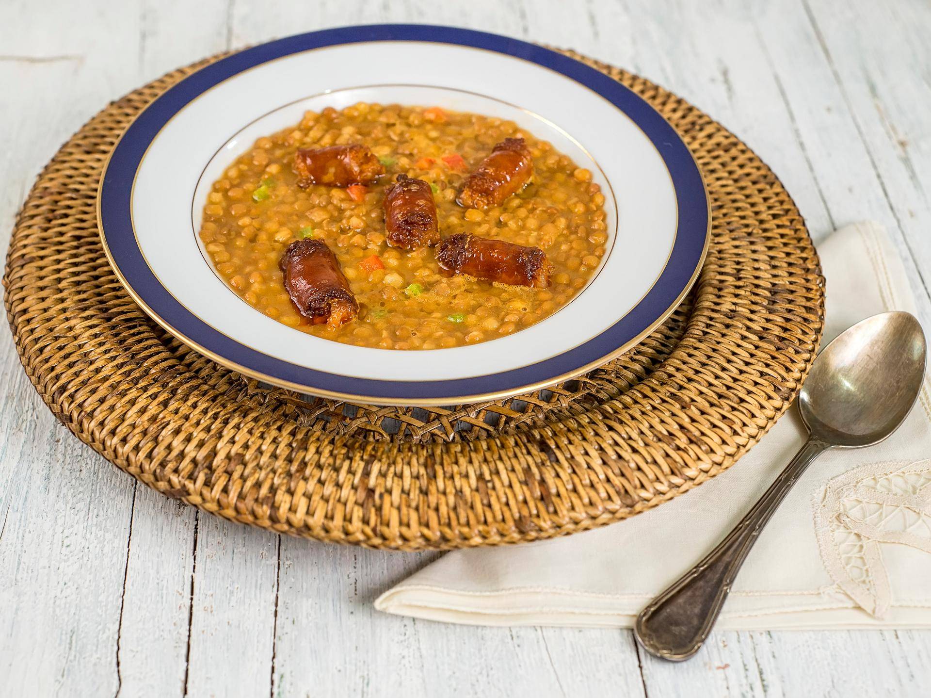 Lentejas con chistorra - Receta Cookeo | Moulinex
