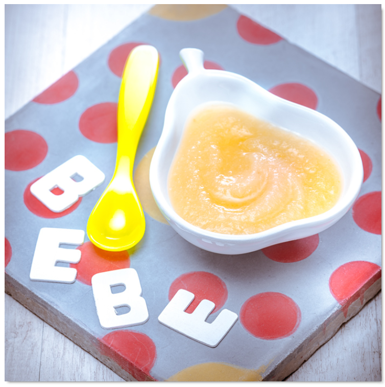 Compota de manzana y pera para bebé - Receta Companion | Moulinex