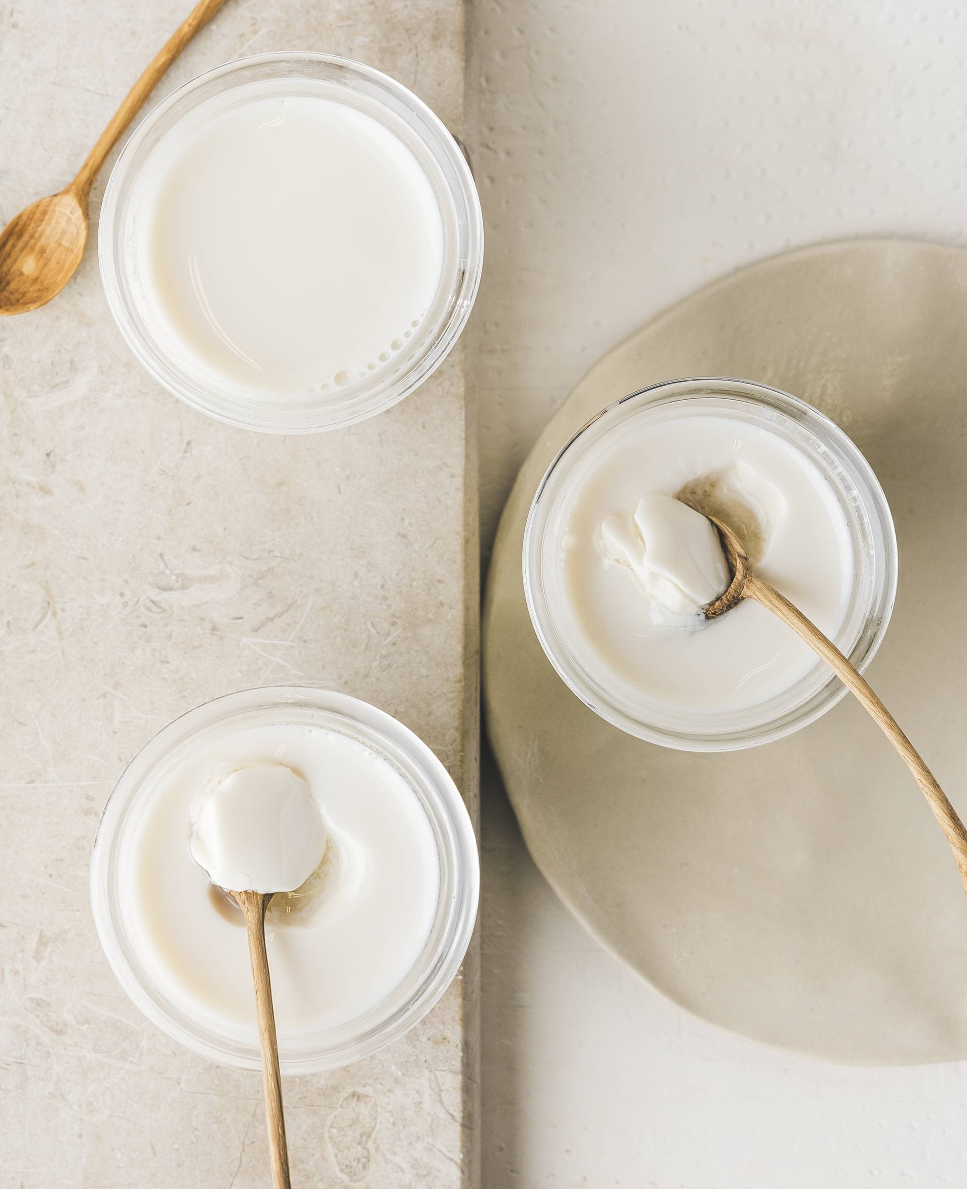 Vasitos de yogur de vainilla - Receta Easy fry Silence XL / Essential XL | Moulinex