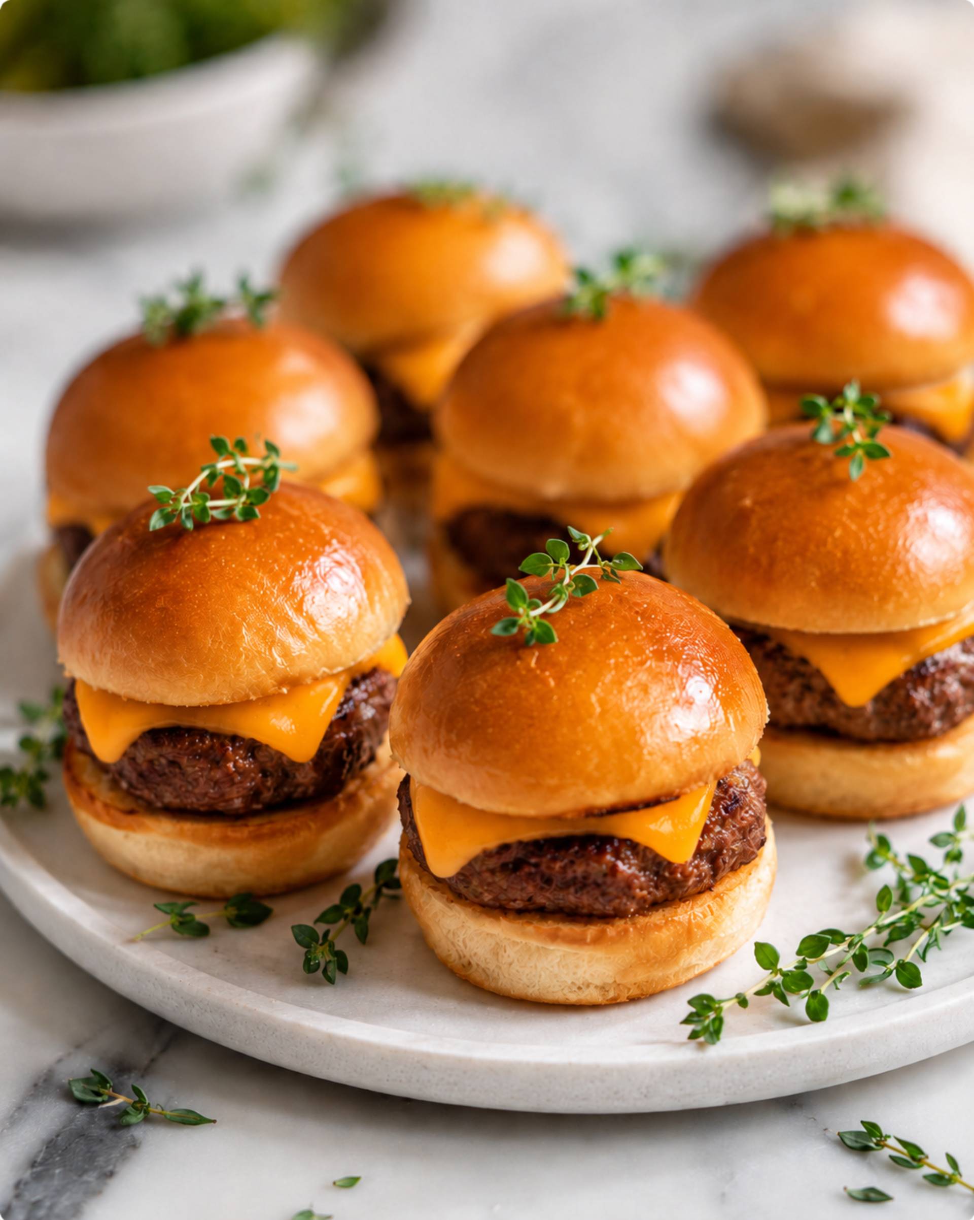 Mini hamburguesas - Receta Crisp&Go 3P | Moulinex