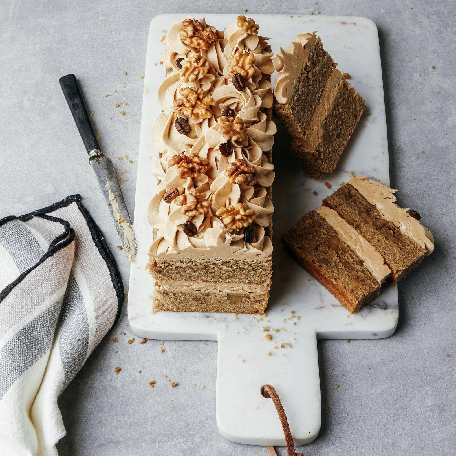 Tarta de café y nueces - Receta OptiGrill 4in1 | Moulinex