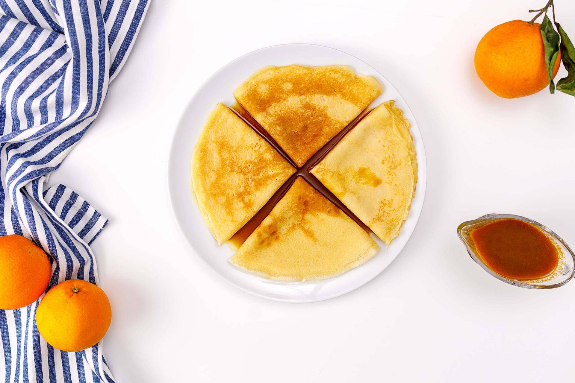 Crepes Suzette clásicas - Receta Companion | Moulinex