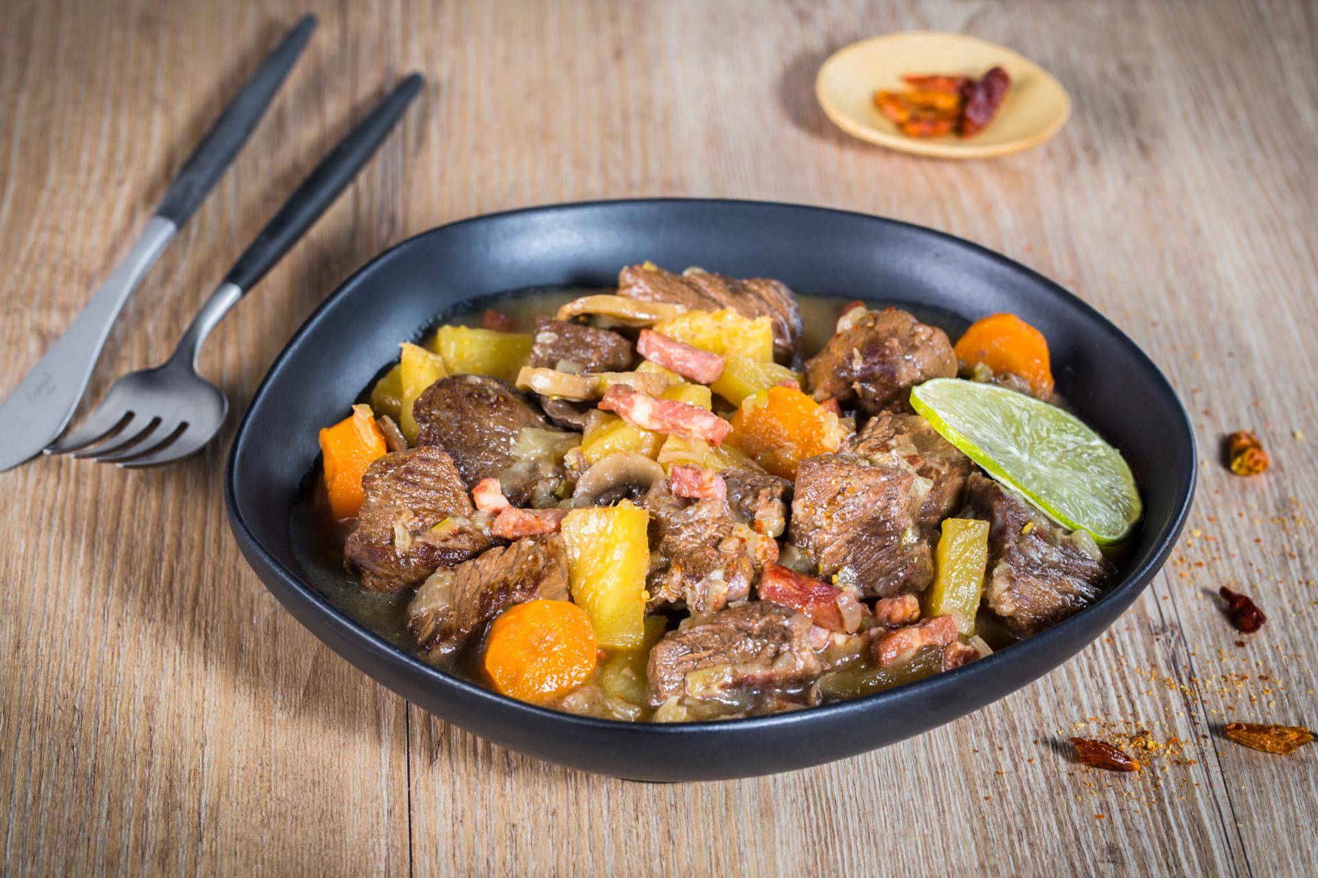 Ternera a la Borgoña al estilo de las islas - Receta Cookeo | Moulinex