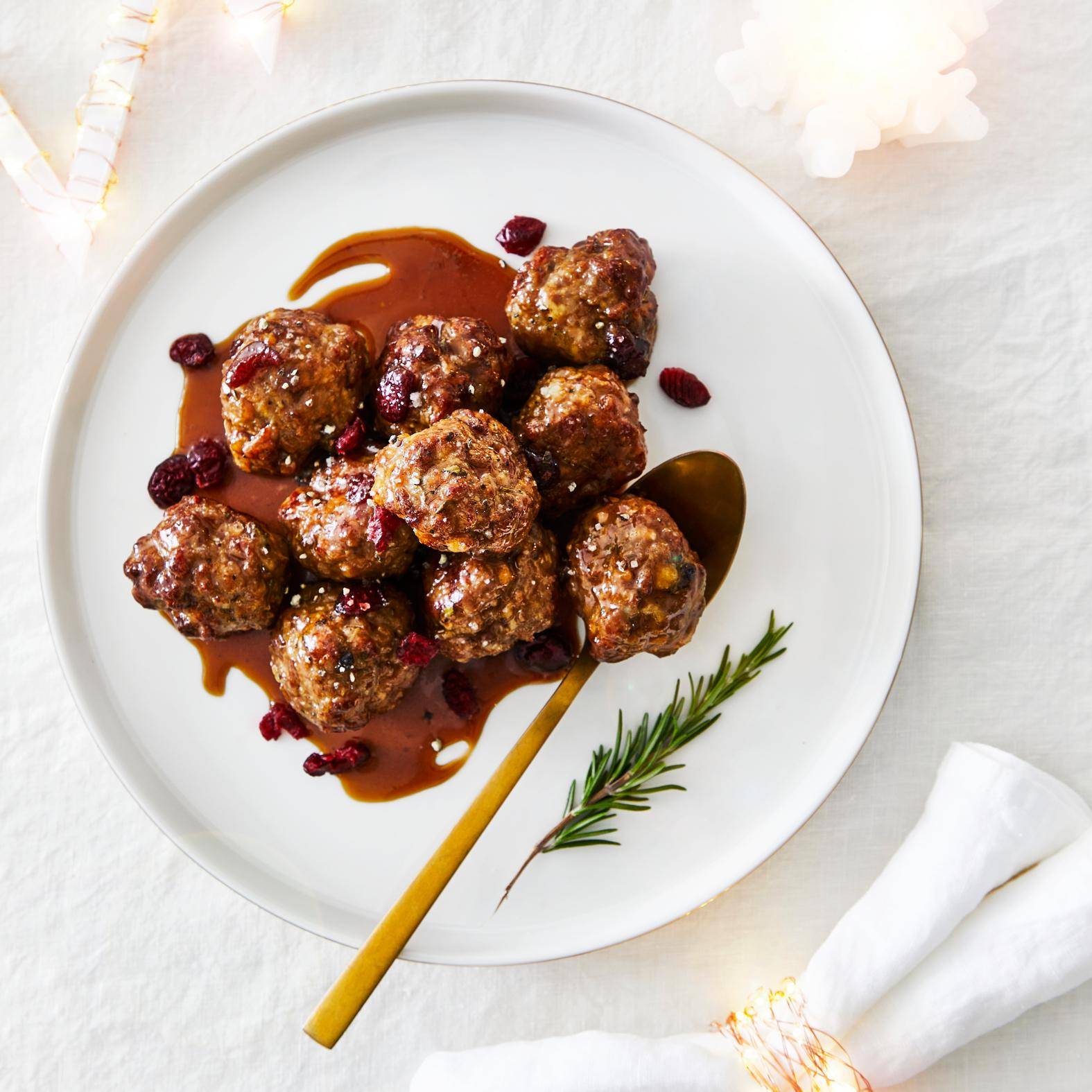 Bolitas rellenas de arándanos para Navidad - Receta EASY FRY & GRILL 2 in 1 DIGITAL | Moulinex