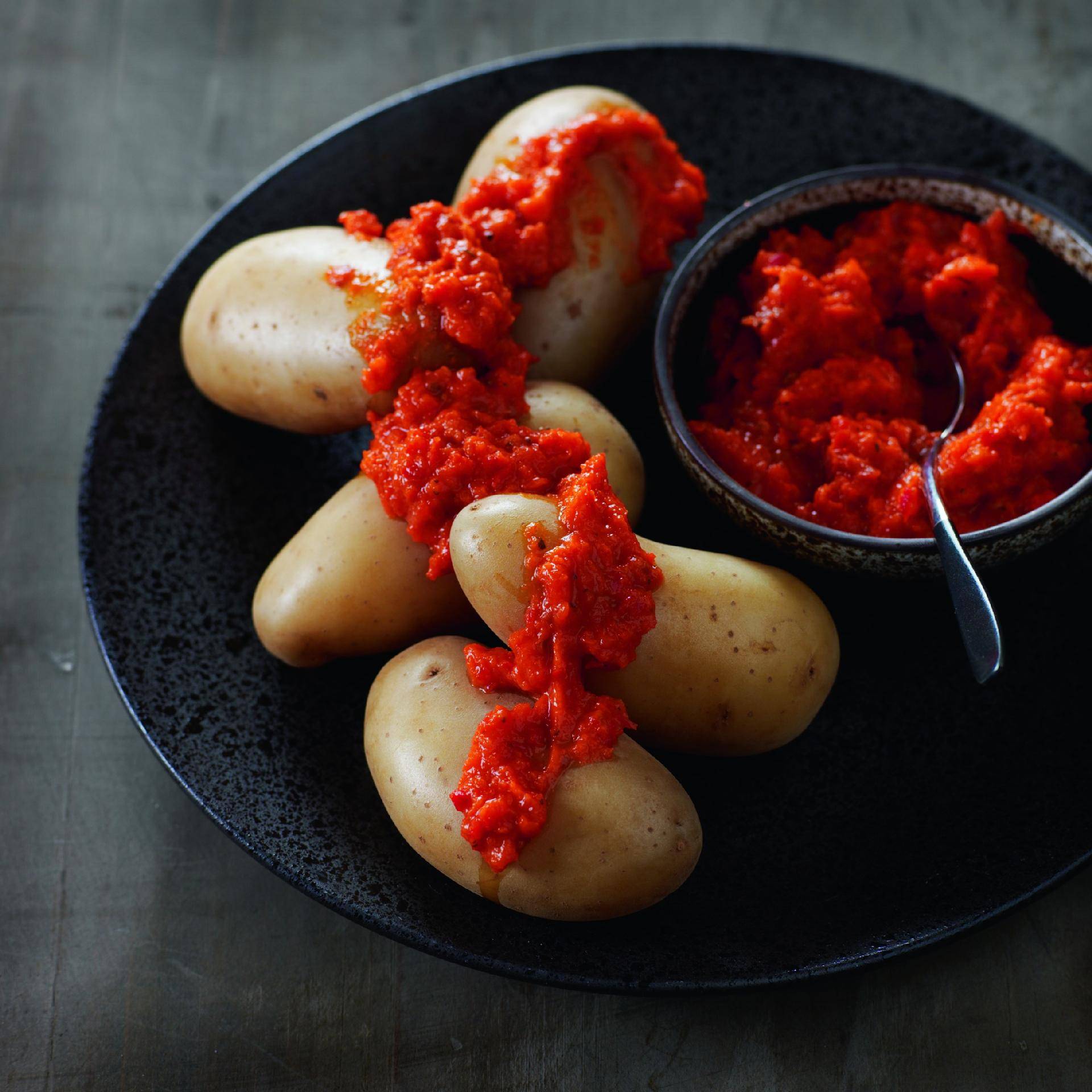 Patatas con salsa picante - Receta Companion | Moulinex
