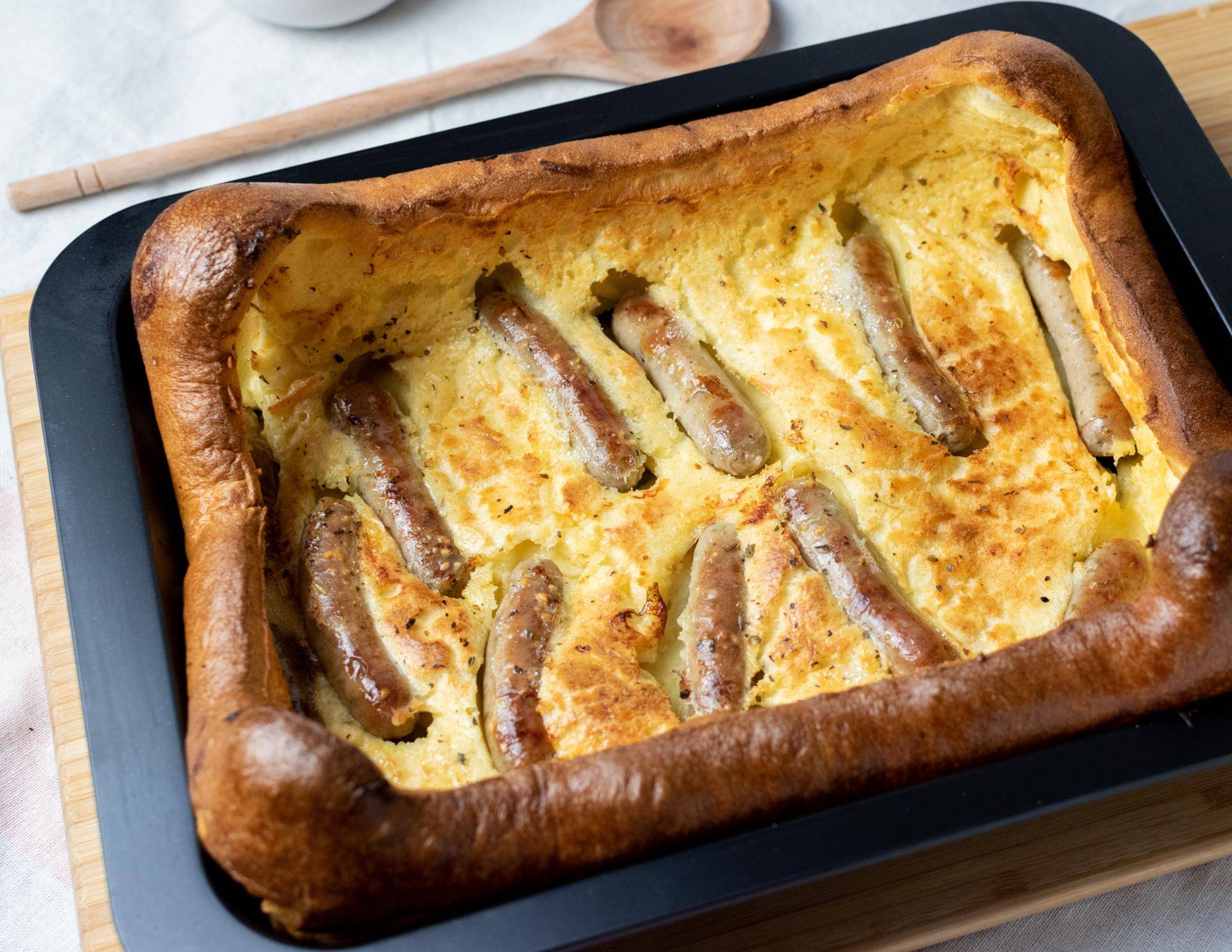 Sapo en el hoyo (Salchichas) - Receta Multifunction Airfryer Oven Digital | Moulinex