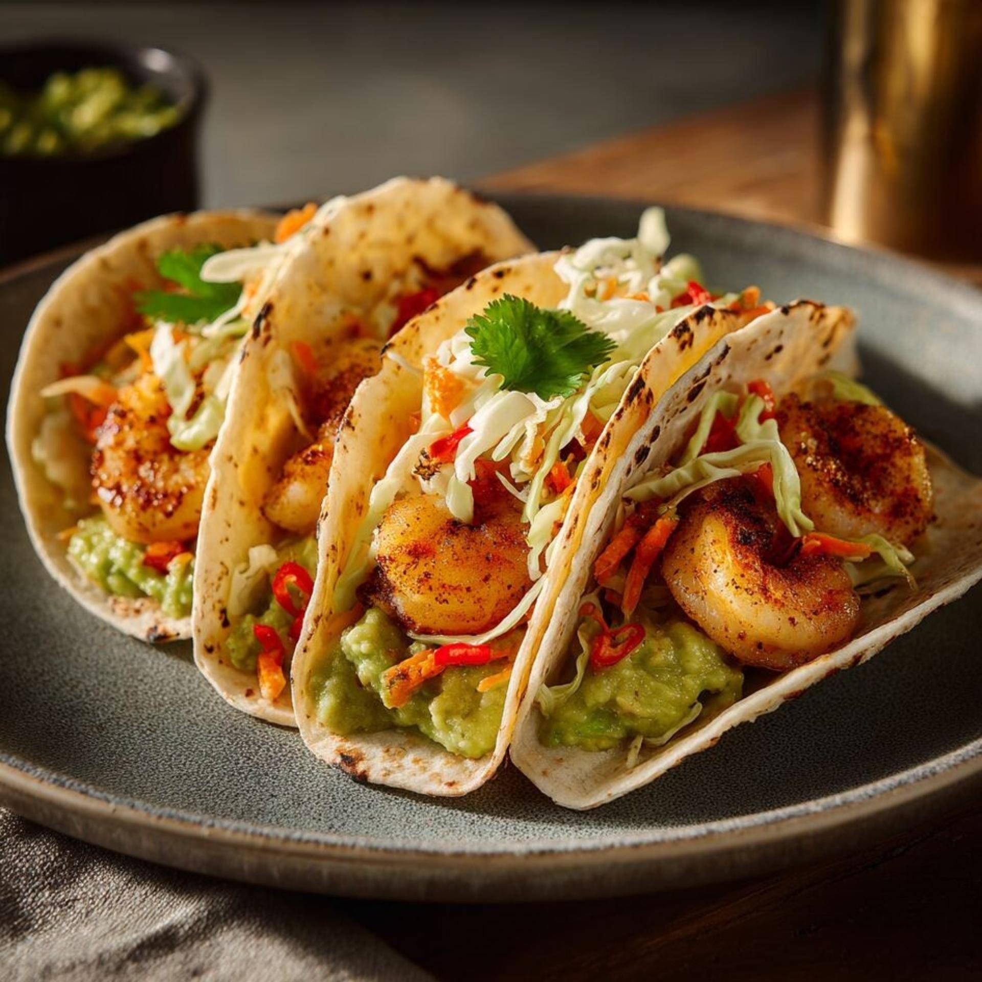 Fajitas de Gambas, Guacamole - Receta Companion Connect | Moulinex